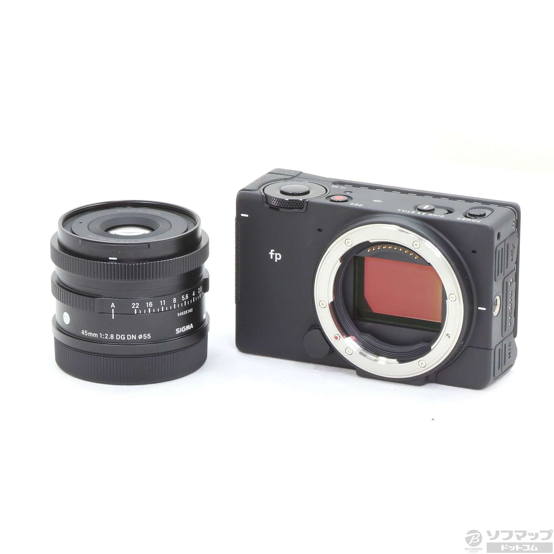 中古】SIGMA fp 45mm F2.8 DG DN レンズキット [2133029947983