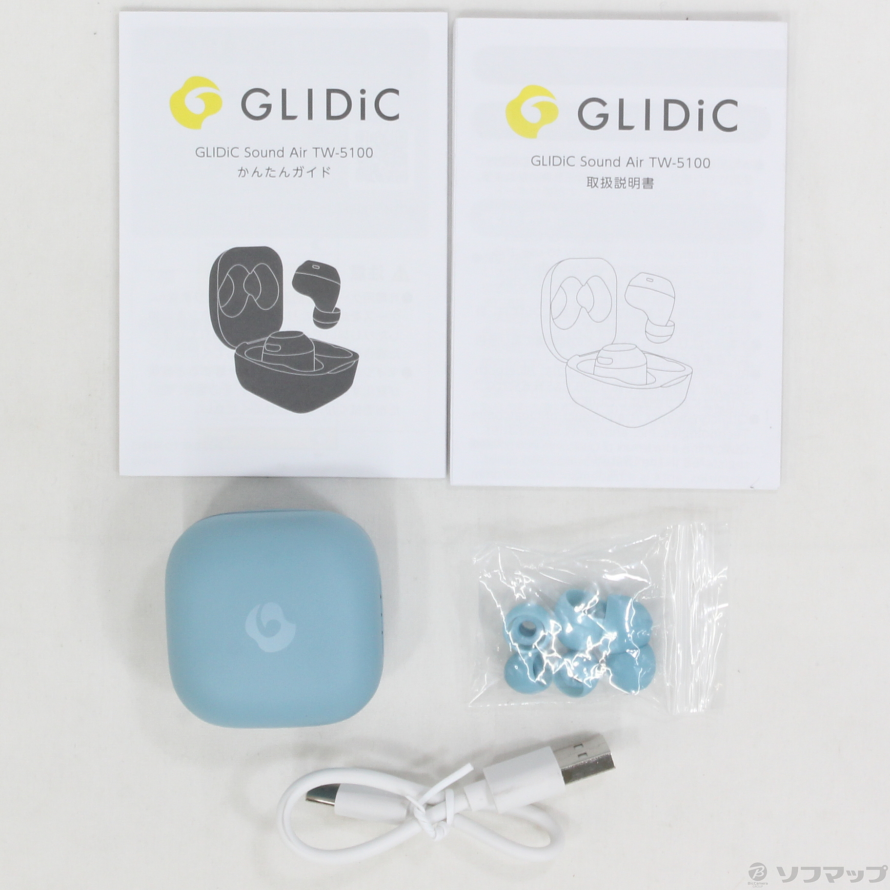 GLIDiC Sound Air TW-5100 ライトブルー SB-WS57-MRTW／LB ◇05/04(火)値下げ！