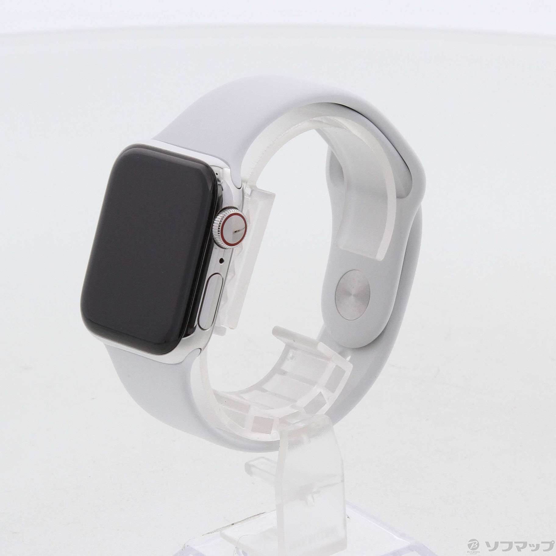 中古 Apple Watch Series 5 Gps Cellular 40mm ステンレススチールケース ホワイトスポーツバンド リコレ ソフマップの中古通販サイト