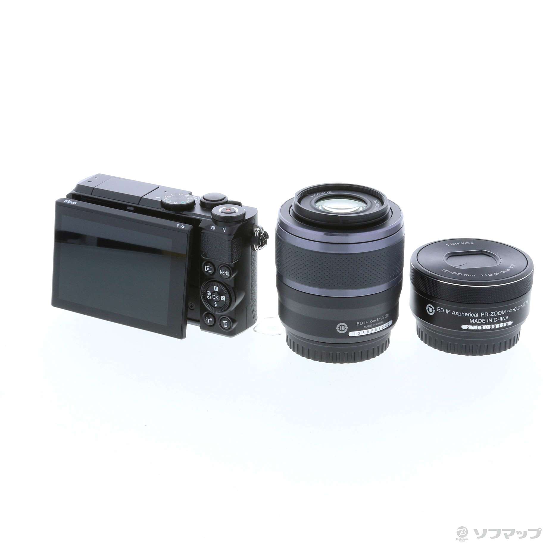 中古 Nikon 1 J5 ダブルズームレンズキット 81万画素 ブラック リコレ ソフマップの中古通販サイト