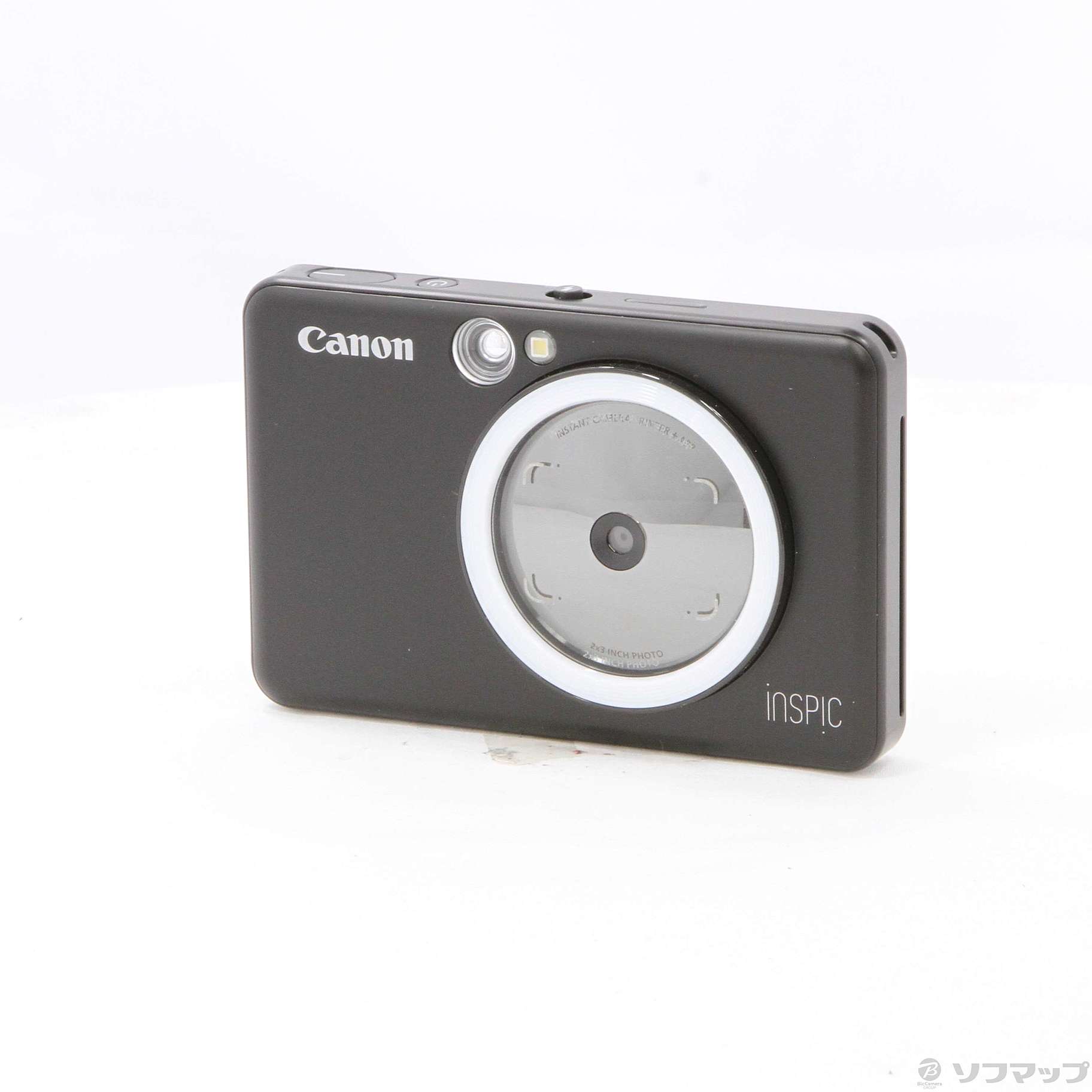 Canon インスタントカメラ スマホプリンター iNSPiC ZV-123-MBK マットブラック