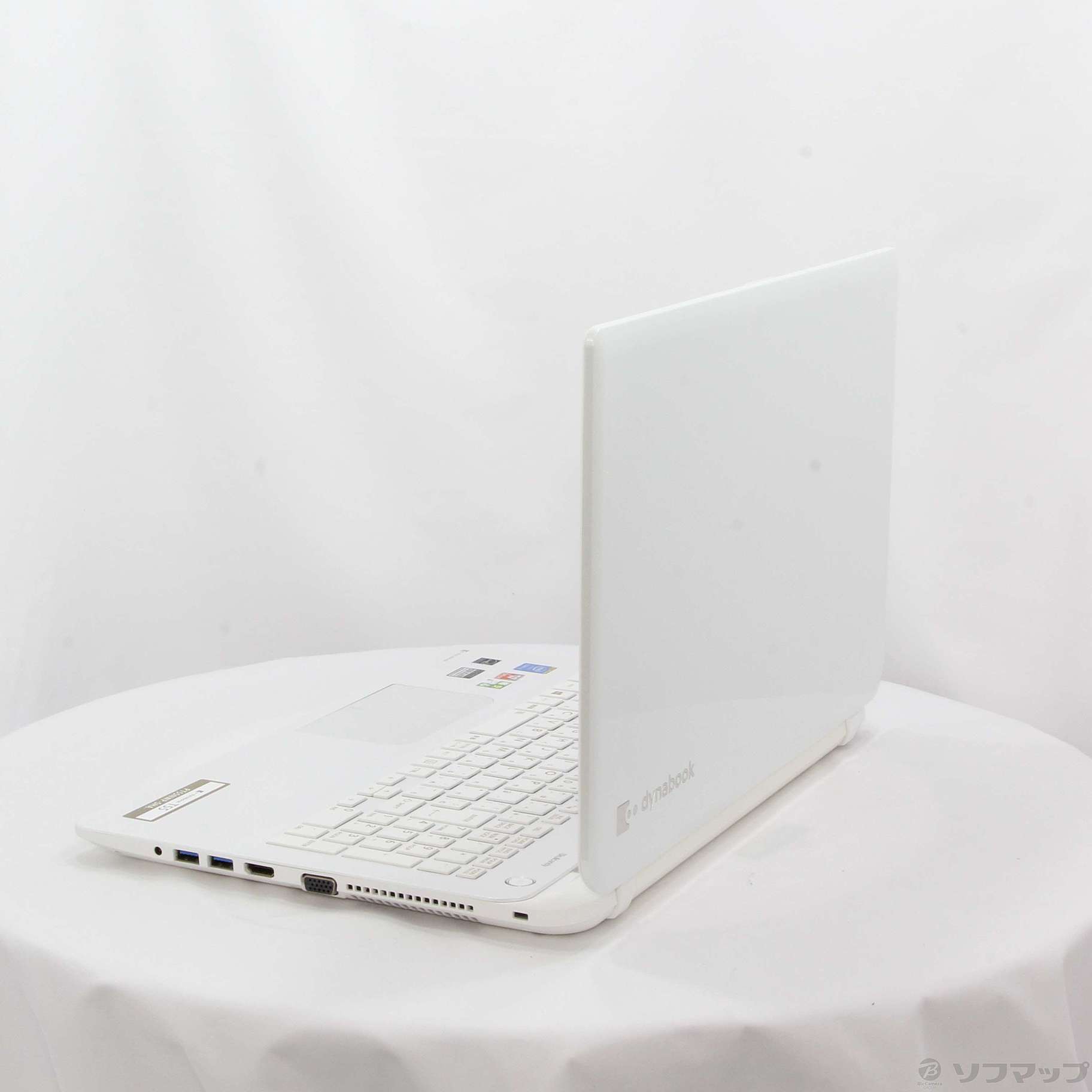 中古】格安安心パソコン dynabook T55／NW PT55NWP-SHA リュクス