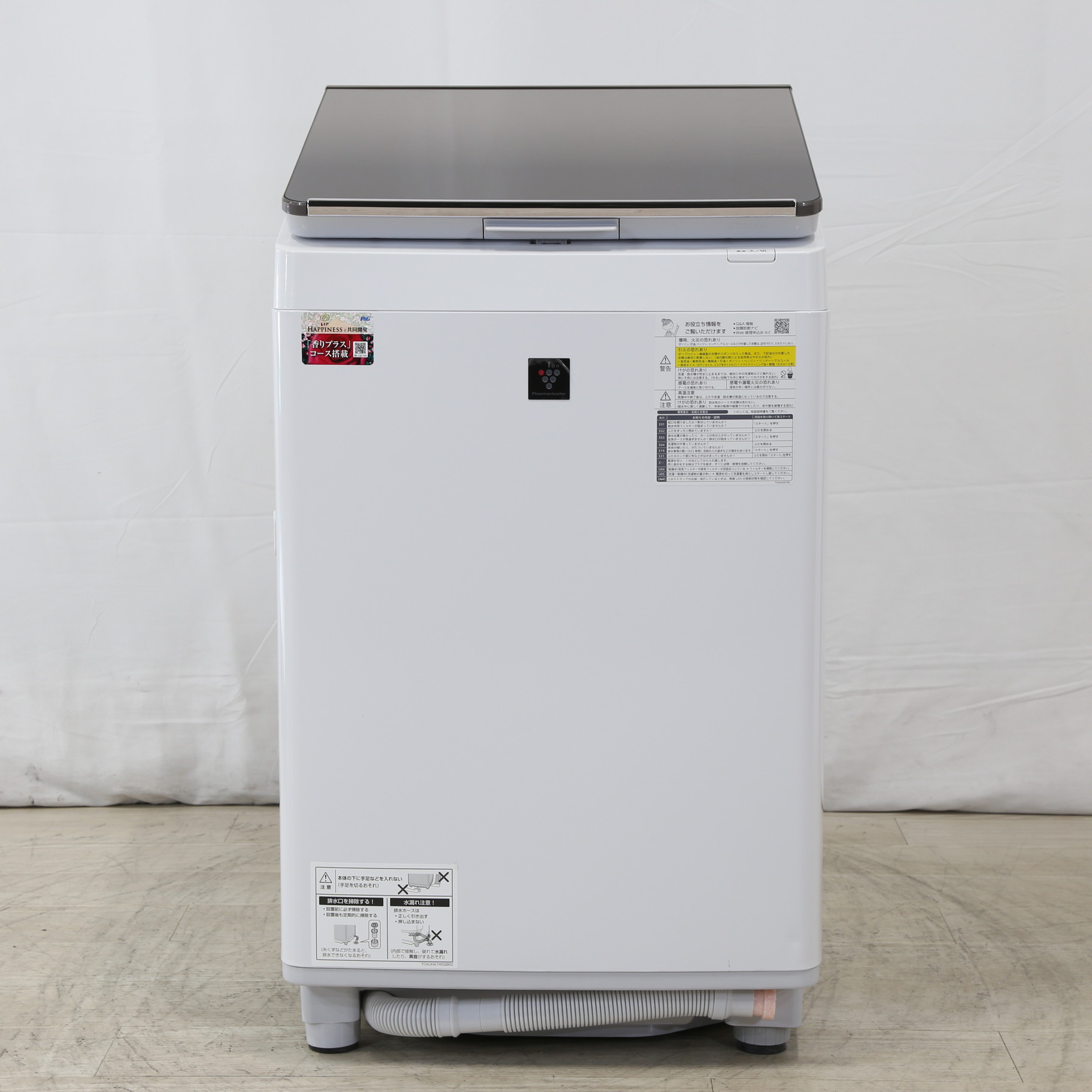中古】〔展示品〕縦型洗濯乾燥機 ブラウン系 ES-PW10E-T ［洗濯10.0kg