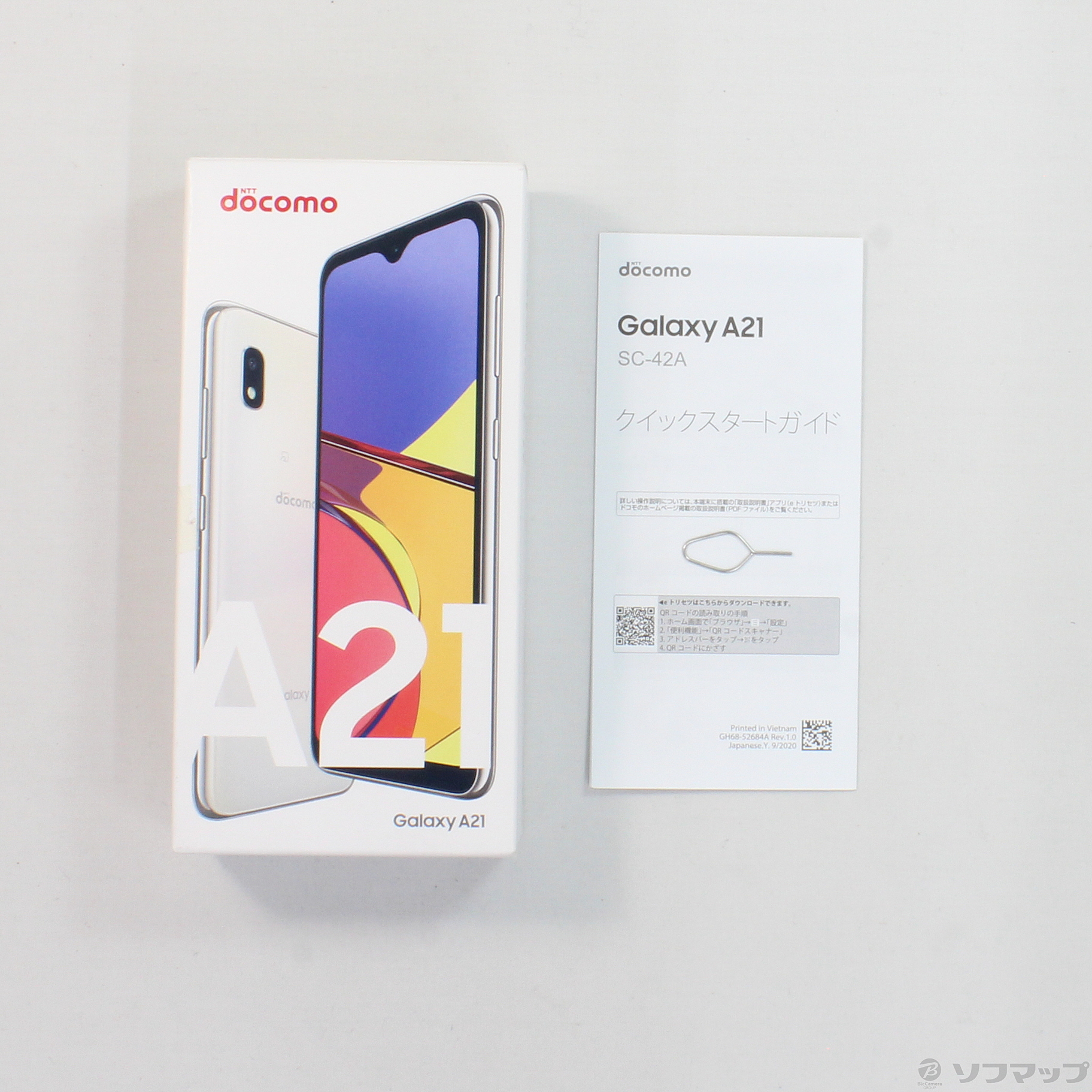 中古 Galaxy 1 64gb ホワイト Sc 42a Docomoロック解除simフリー リコレ ソフマップの中古通販サイト