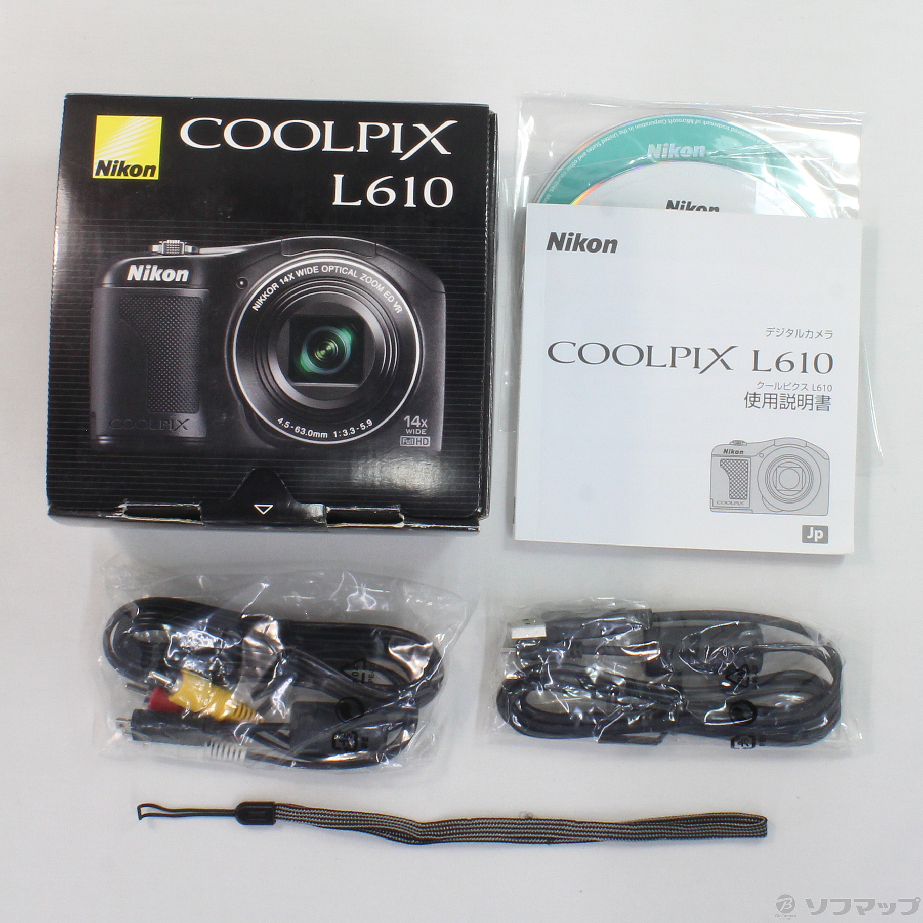 中古】COOLPIX L610 (1602万画素／14倍／レッド／SDXC) [2133030108984