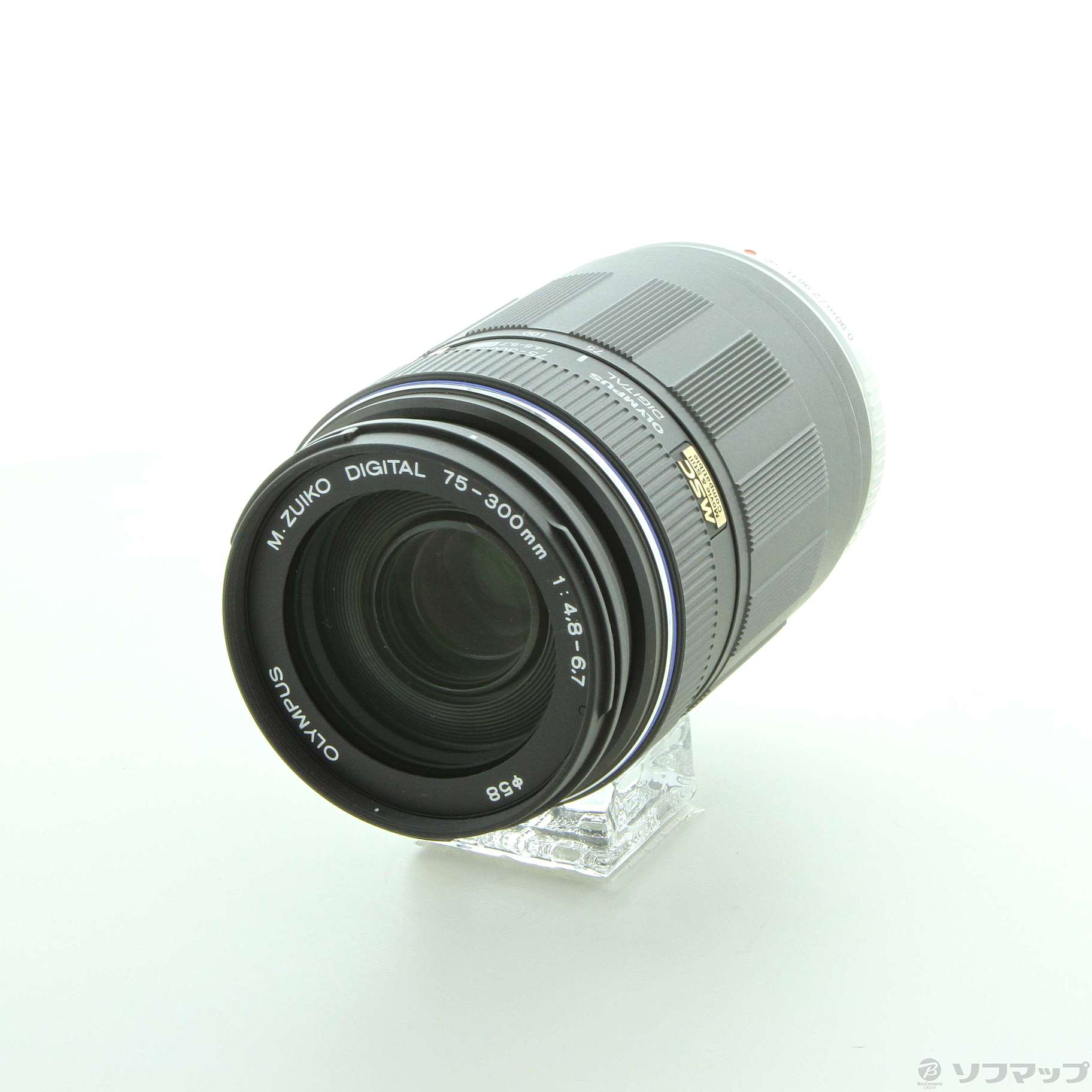 中古】M.ZUIKO DIGITAL ED 75-300mm F4.8-6.7(レンズ／ブラック