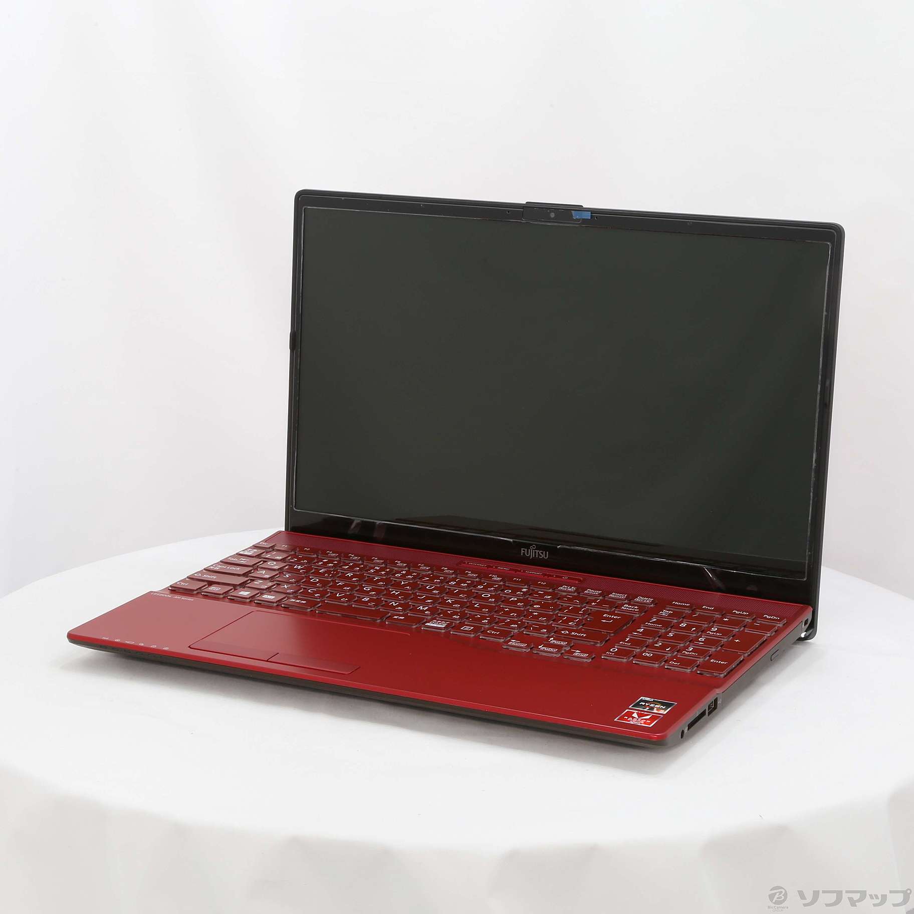 〔展示品〕 LIFEBOOK AH43／E1 FMVA43E1R ガーネットレッド 〔Windows 10〕