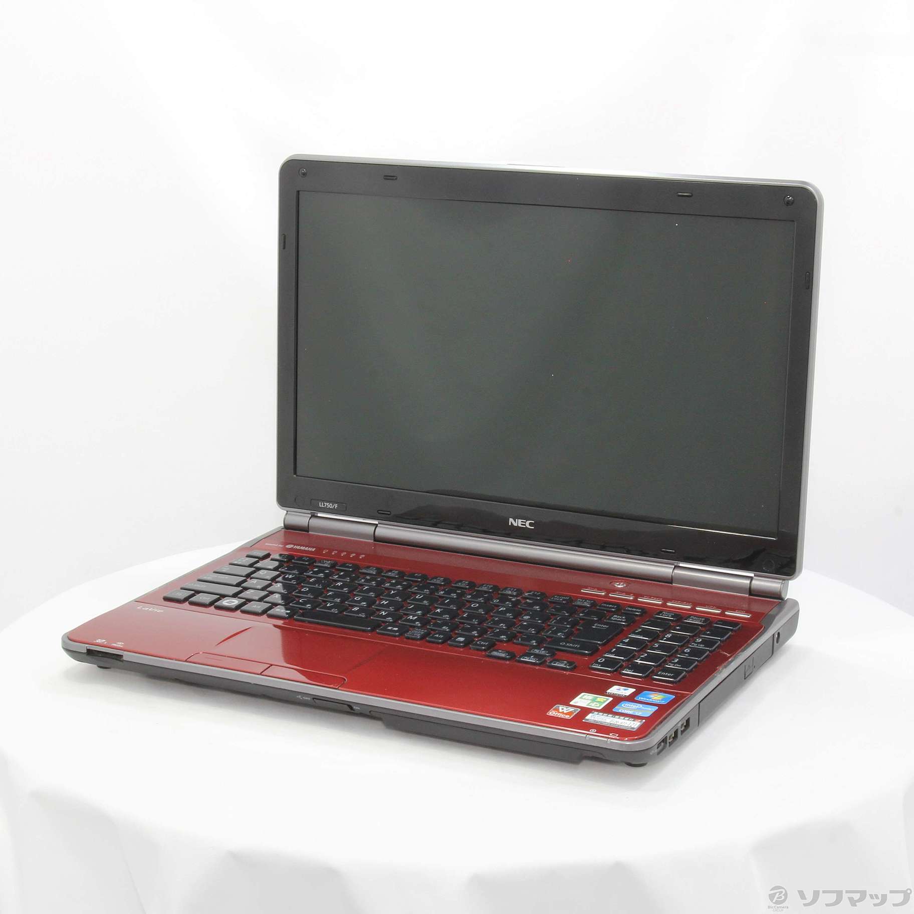 中古】格安安心パソコン LaVie L PC-LL750FS3ER クリスタルレッド