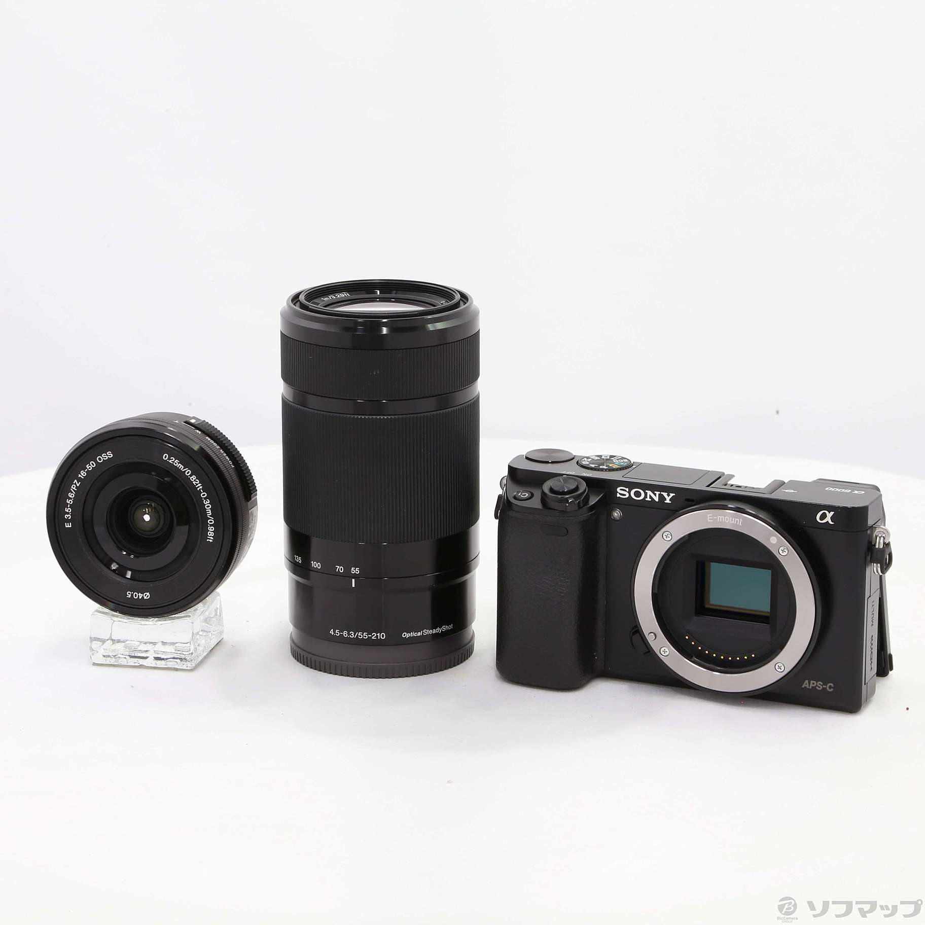 中古】α6000 ダブルズームレンズキット ILCE-6000Y B JE3 ブラック