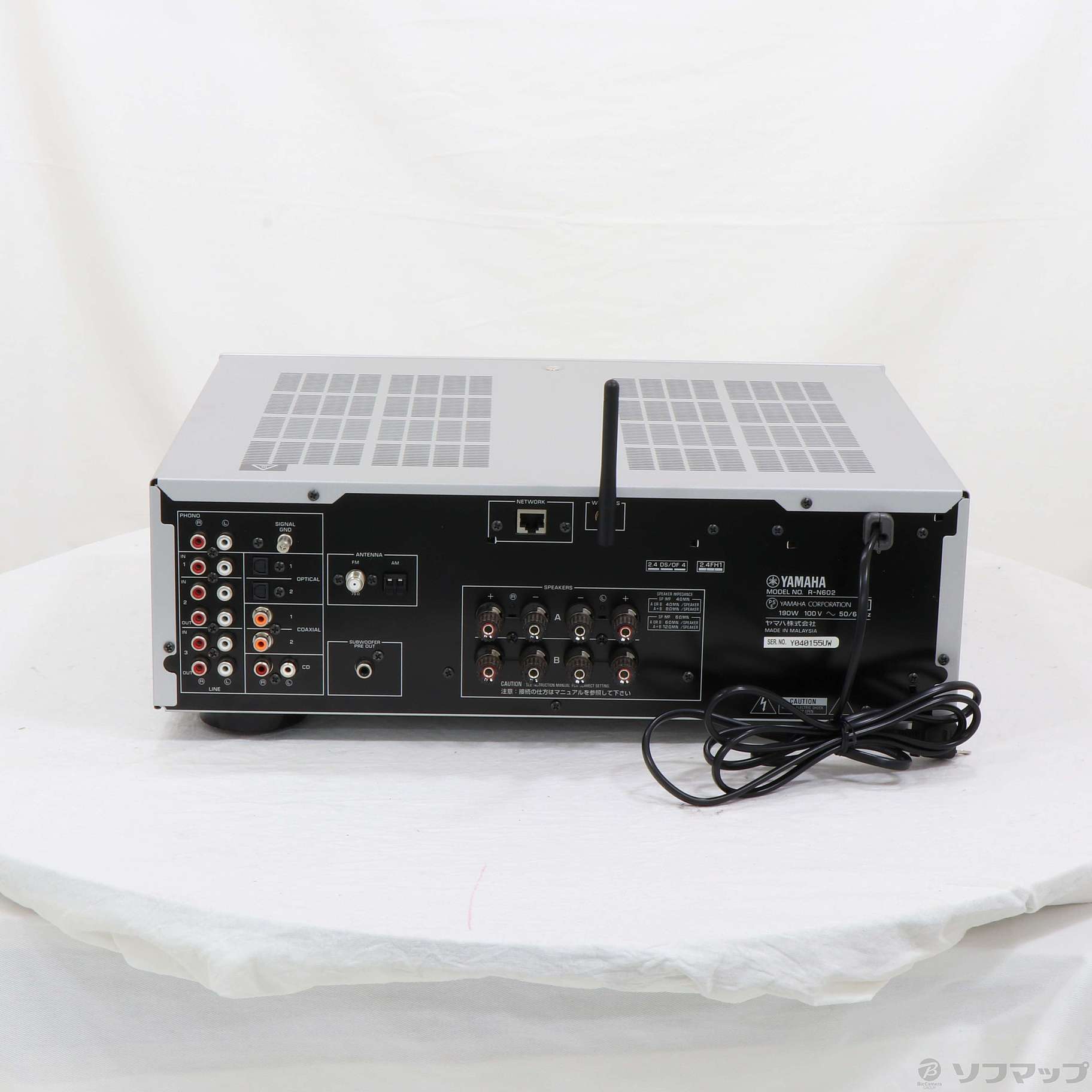 中古】〔展示品〕 R-N602 シルバー ネットワークレシーバー [2133030185930] - リコレ！|ビックカメラグループ  ソフマップの中古通販サイト