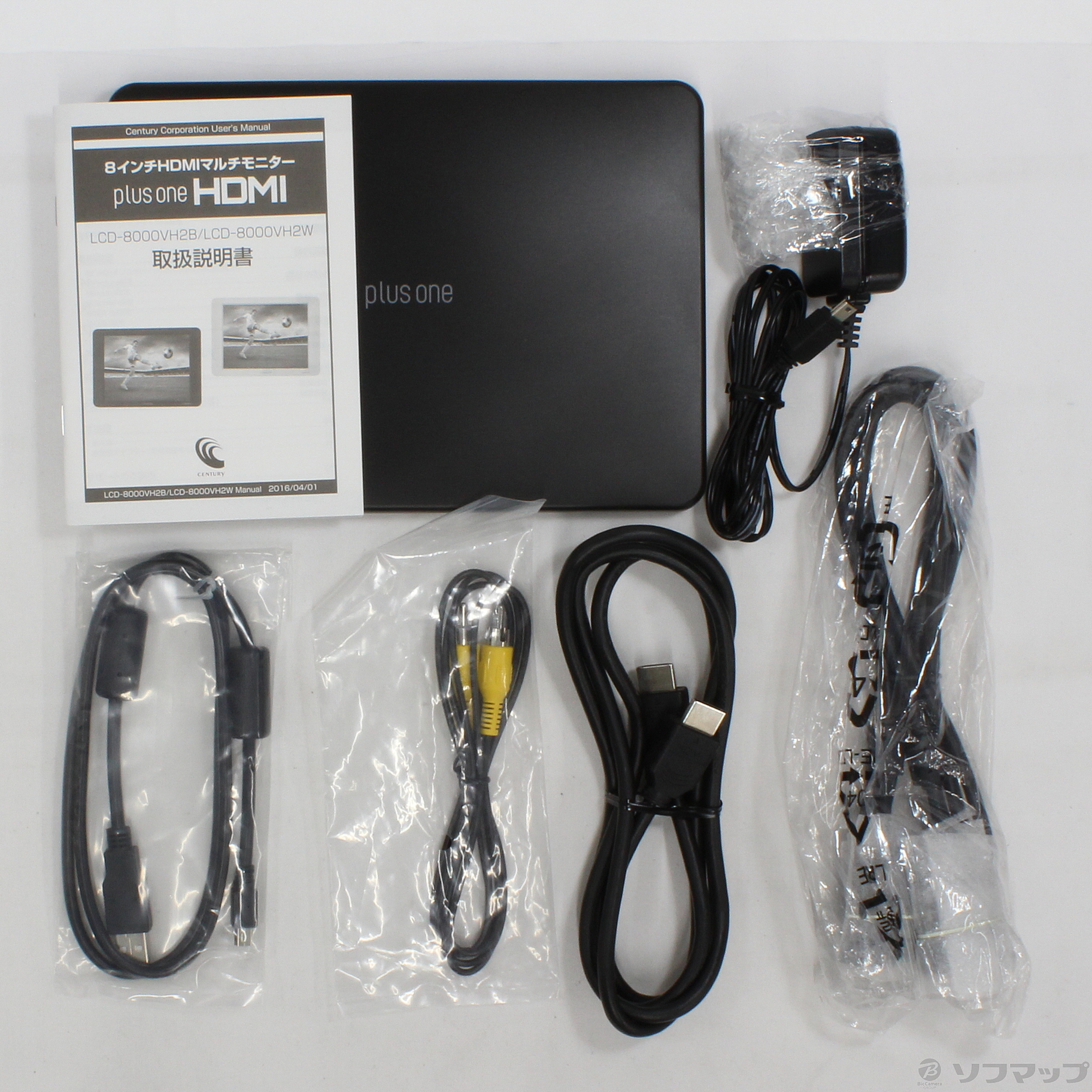 中古】plus one HDMI LCD-8000VH2B ブラック ◇03/19(金)値下げ