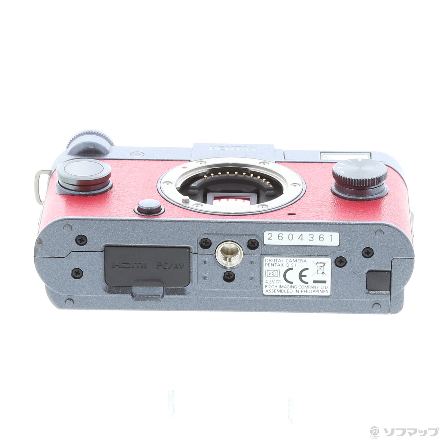 中古】PENTAX Q-S1 ズームレンズキット ガンメタル×カーマインレッド ◇01/12(火)値下げ！ [2133030196134] -  リコレ！|ビックカメラグループ ソフマップの中古通販サイト