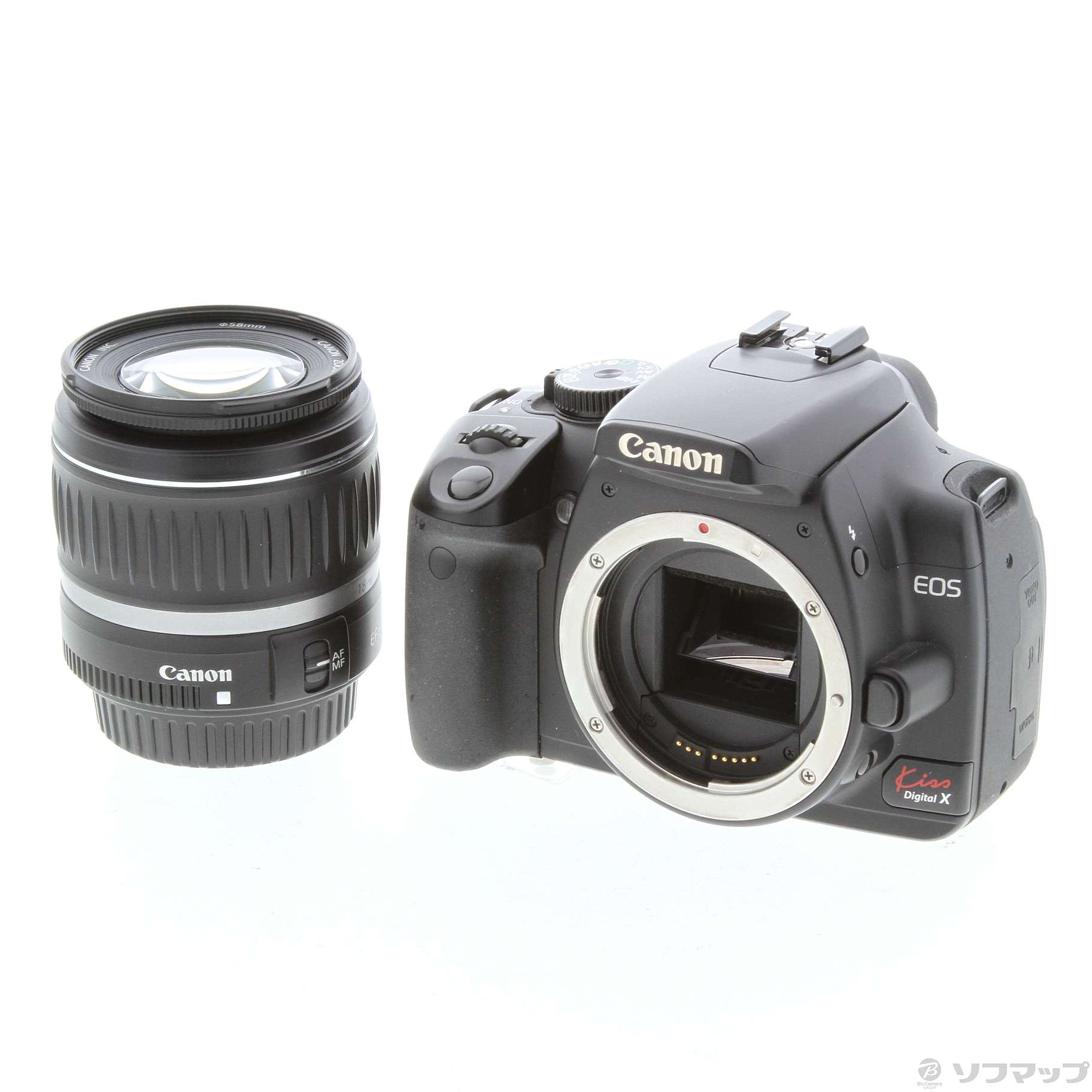 Canon デジタル一眼レフカメラ EOS Kiss デジタル X レンズキット ブラック KISSDXB-LKIT - 4