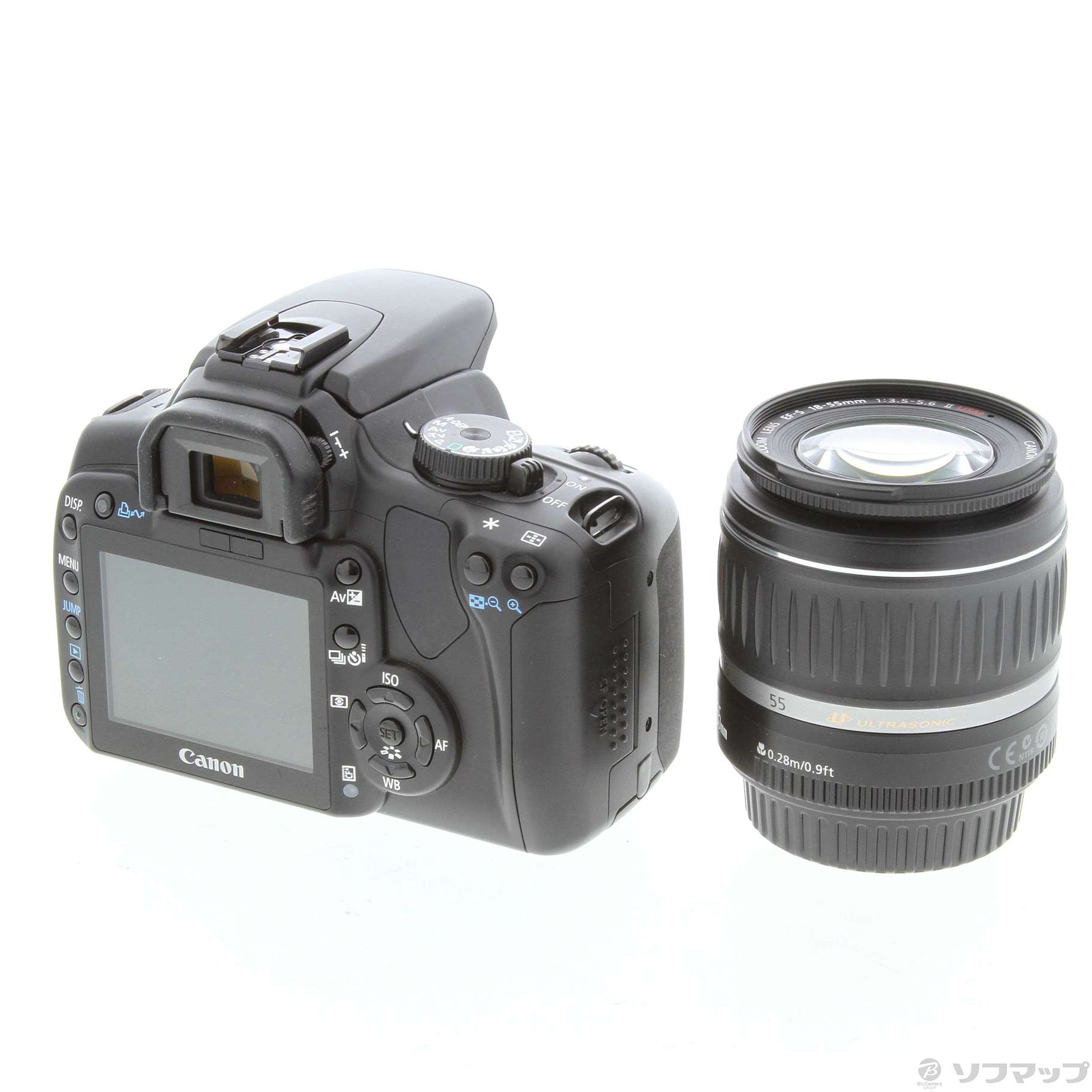 中古】EOS kiss Digital X レンズキット ブラック [2133030246983