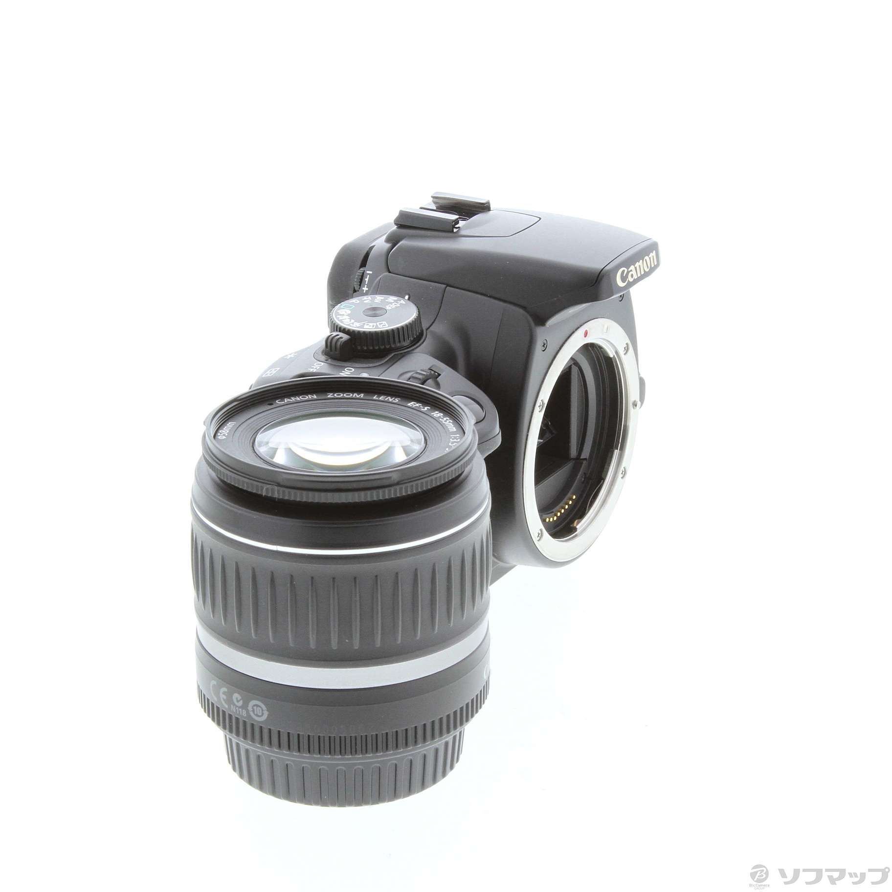 中古】EOS kiss Digital X レンズキット ブラック [2133030246983