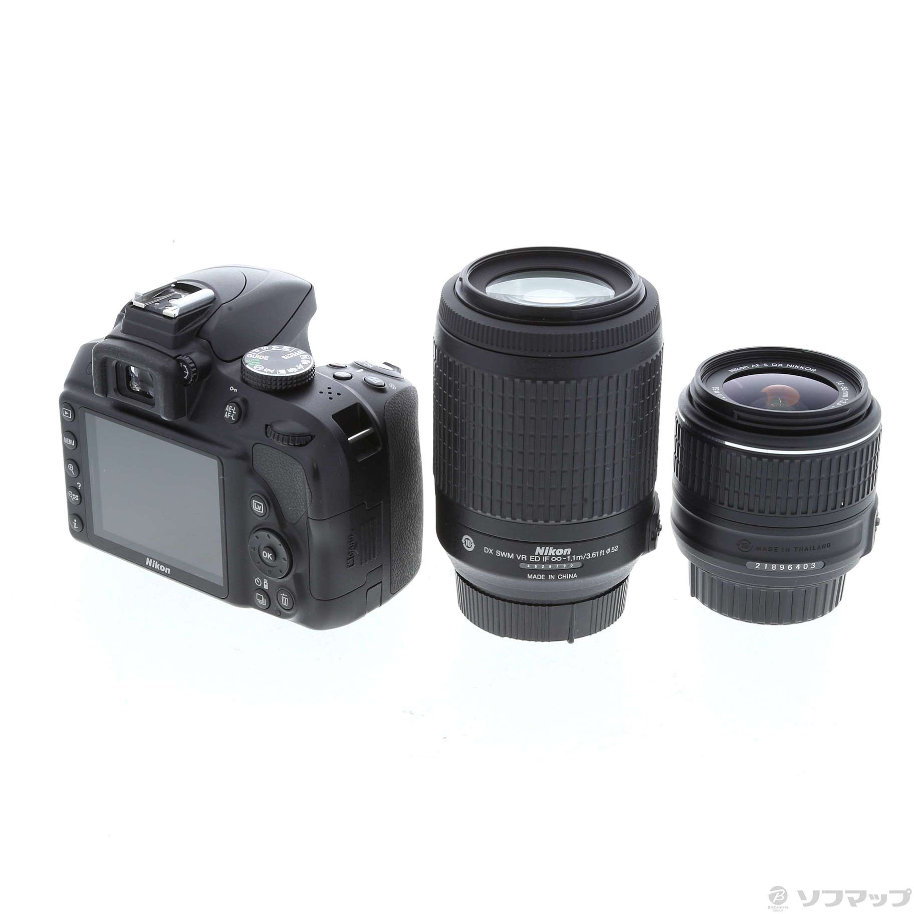 中古】NIKON D3300 ダブルズームキット (2416万画素／SDXC) ◇02/21(日