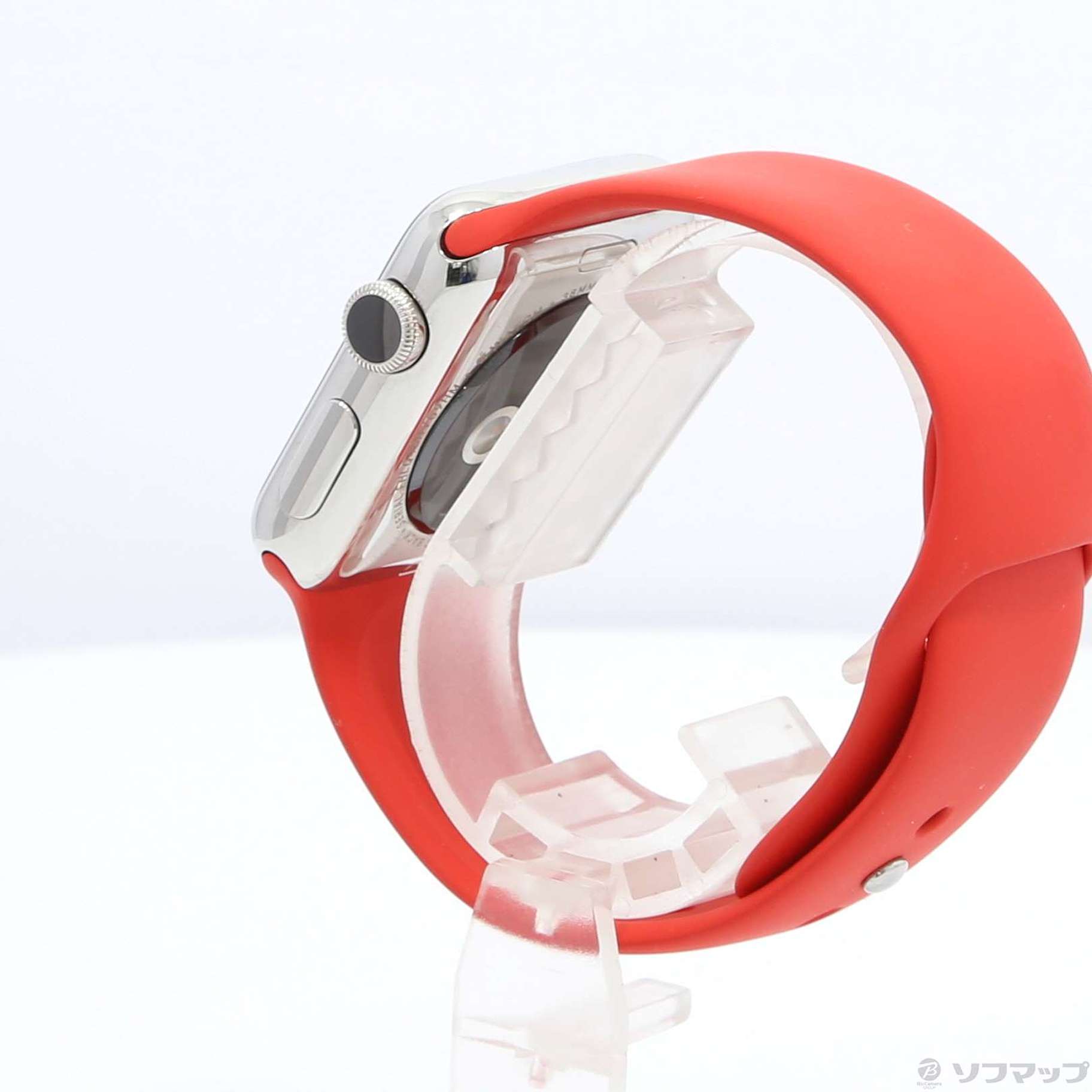 中古】Apple Watch 38mm ステンレススチールケース (PRODUCT)RED 