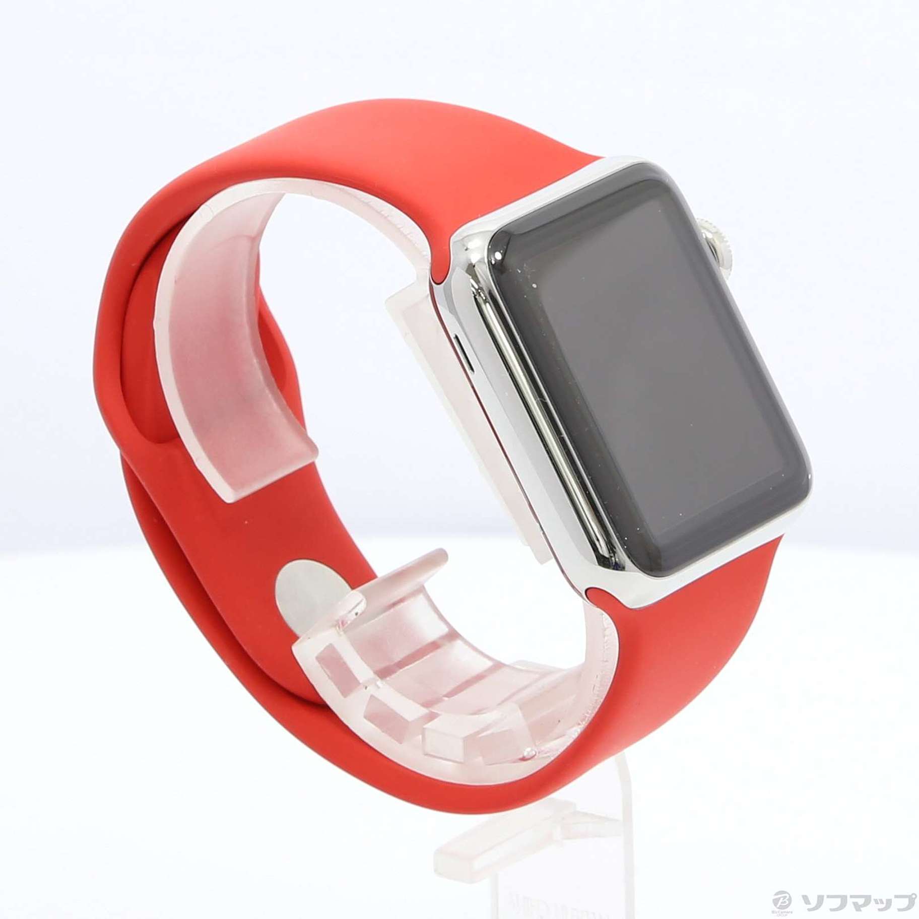中古】Apple Watch 38mm ステンレススチールケース (PRODUCT)RED 