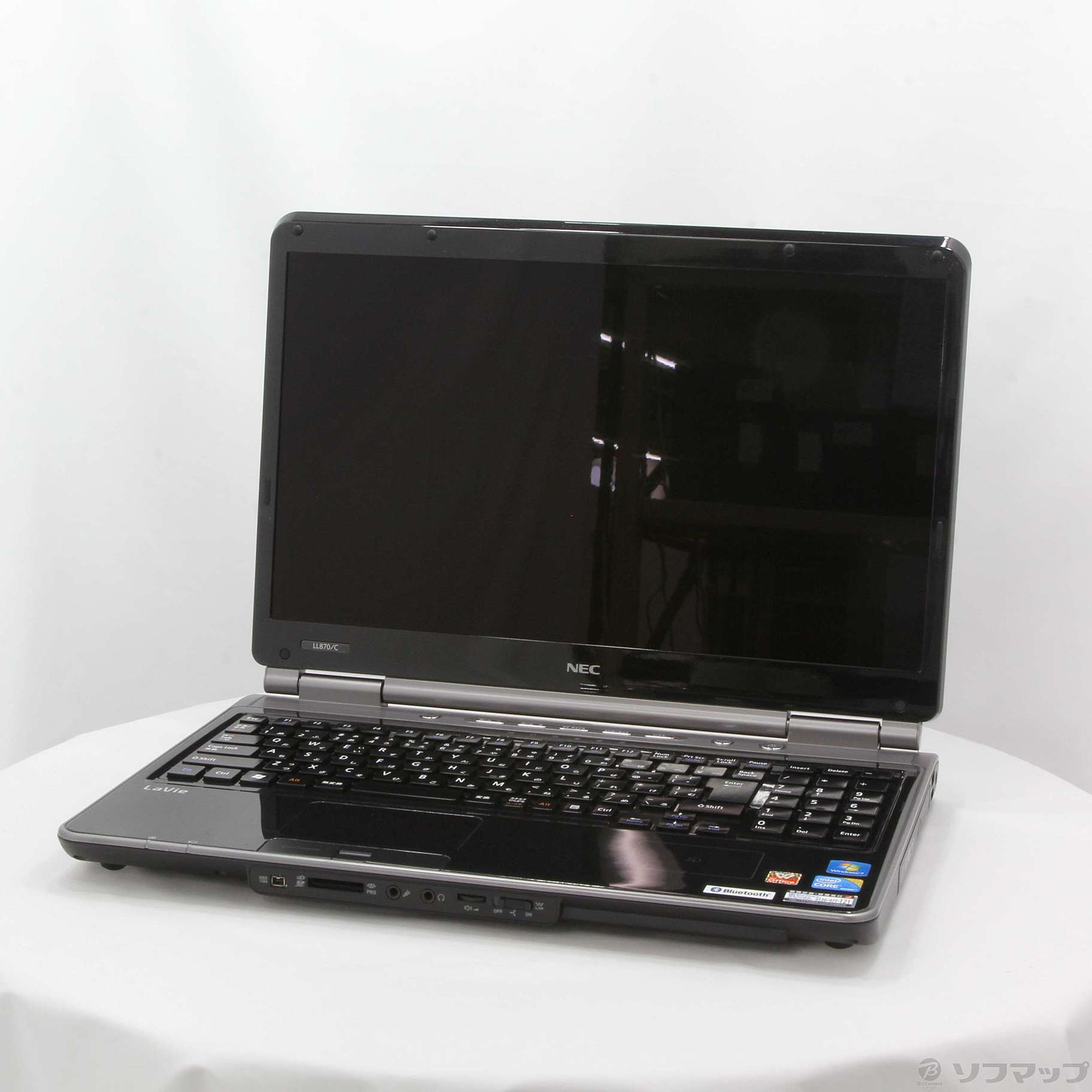 格安安心パソコン LaVie L LL870／CS PC-LL870CS スパークリングリッチブラック ※バッテリー完全消耗