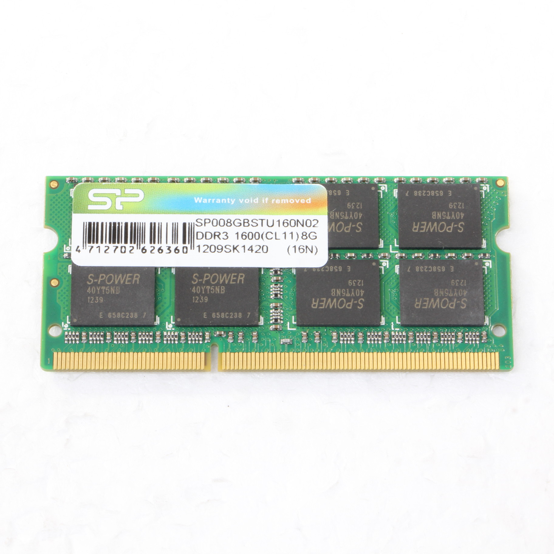 ノートPC用 メモリ 8GB DDR3 - メモリー