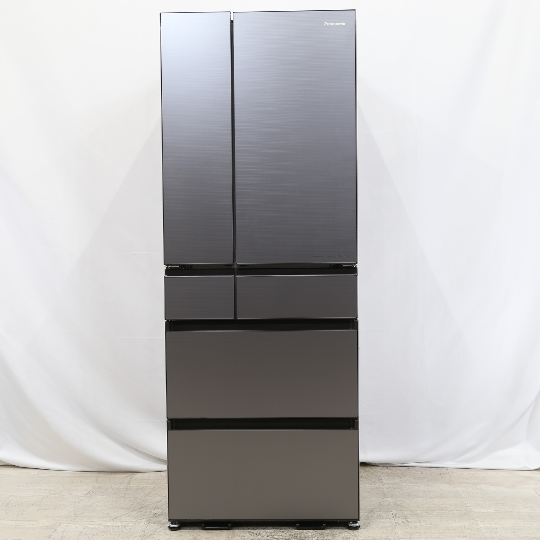 パナソニック 6ドア冷凍冷蔵庫 550L 自動製氷 ガラストップ NR-F554WPX ミスティダークグレー 2018年製 観音 中古家電 店頭引取歓迎 R9516 6ドア冷蔵庫☆パナソニック☆Panasonic☆2019年製☆550ℓ | 名古屋市と