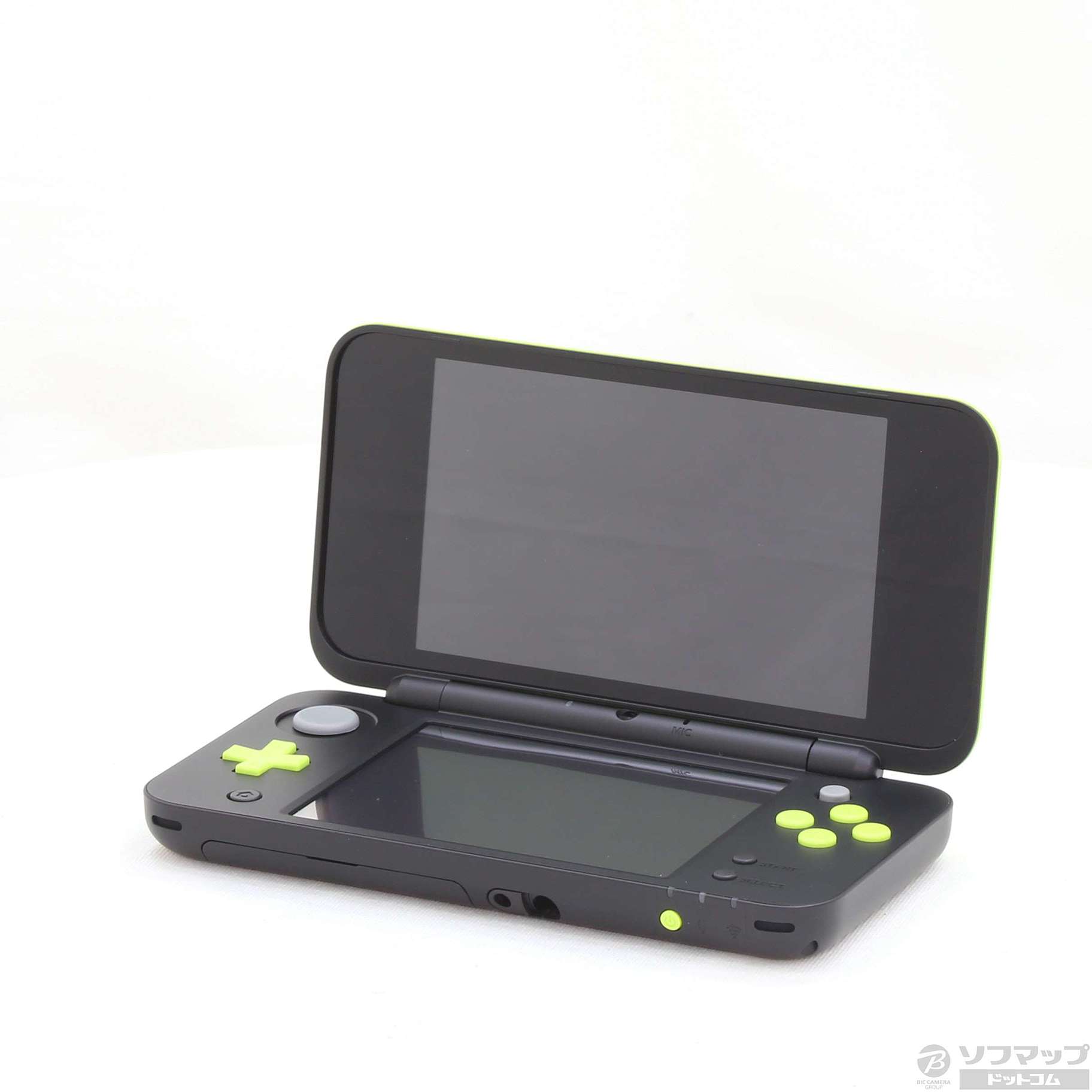 中古】Newニンテンドー2DS LL ブラック×ライム [2133030313210