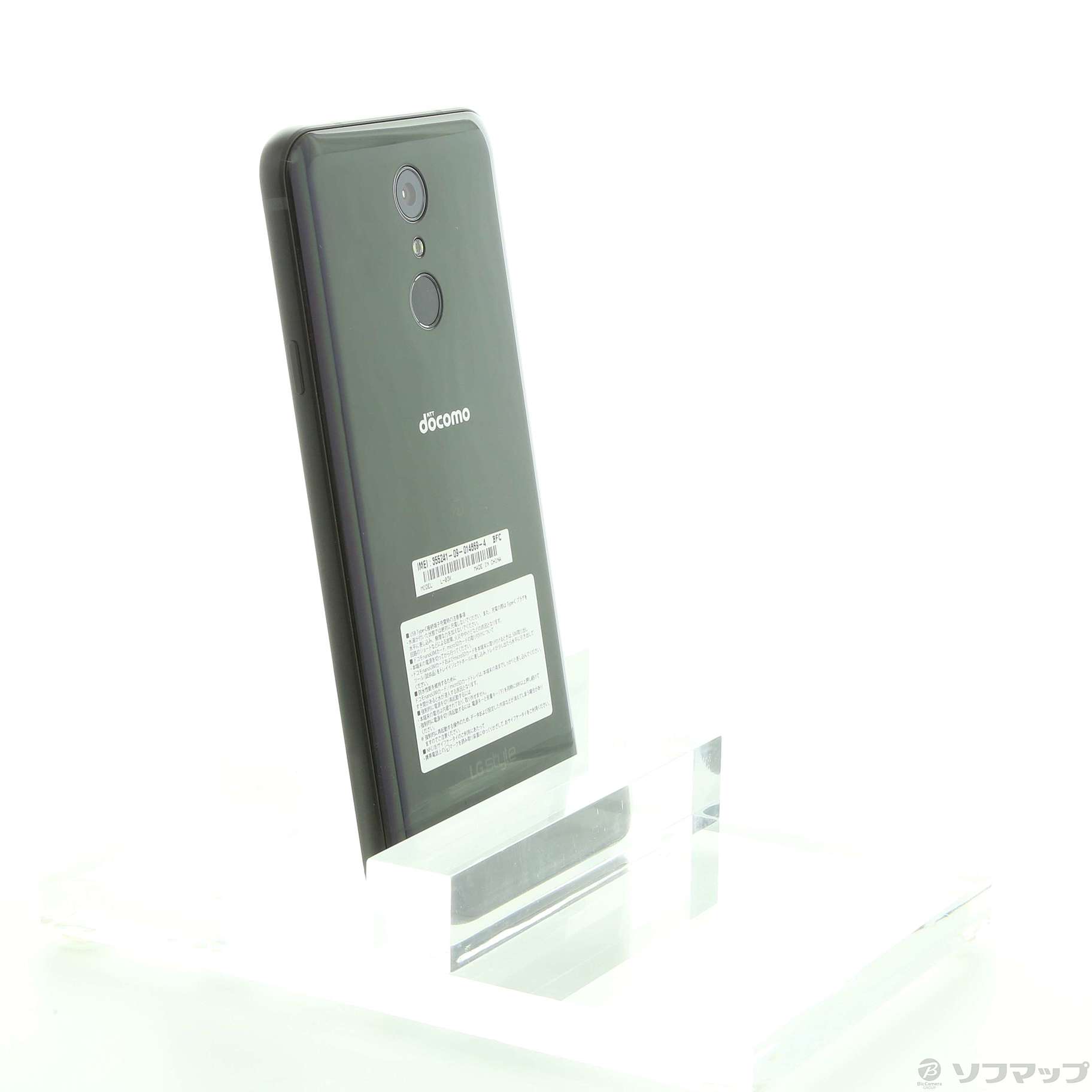 中古】LG style 64GB ブラック L-03K docomoロック解除SIMフリー