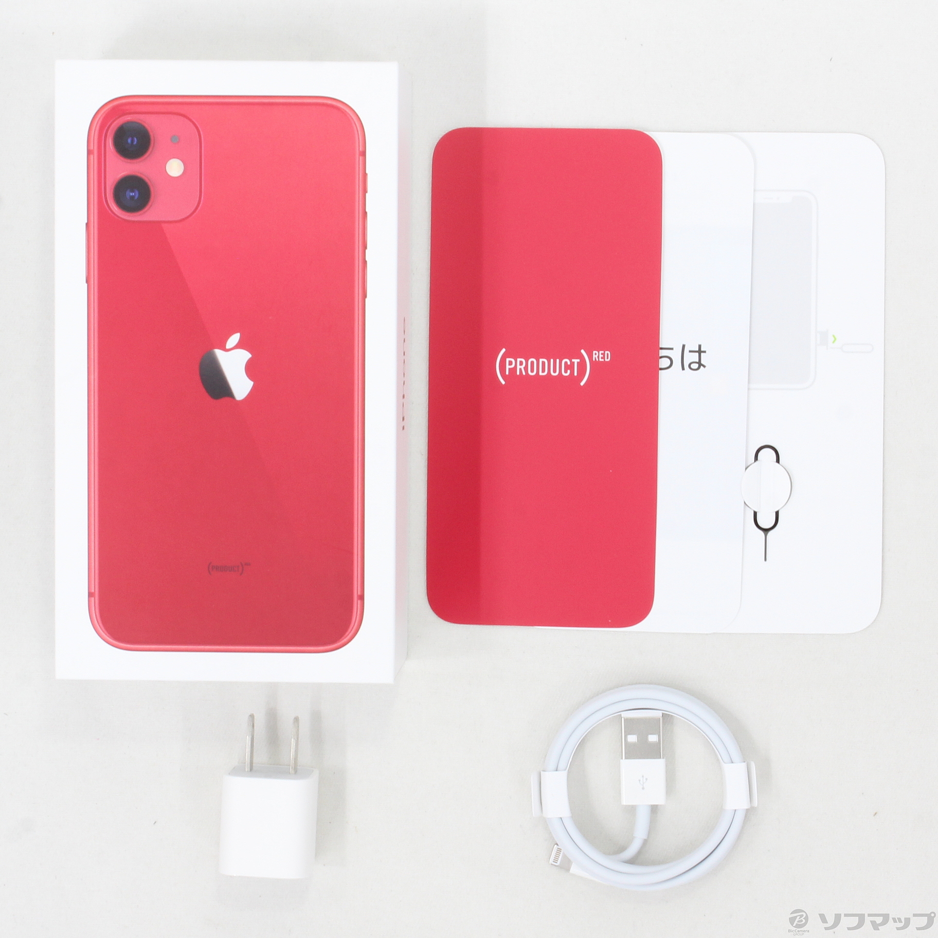 付属品なし値下げ！iPhone 11 (PRODUCT)RED 128 GB SIMフリー