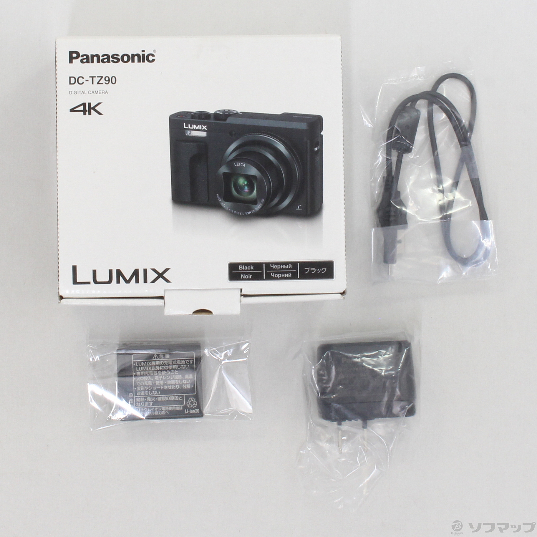 中古】LUMIX DC-TZ90-K ブラック [2133030325817] - リコレ！|ビックカメラグループ ソフマップの中古通販サイト