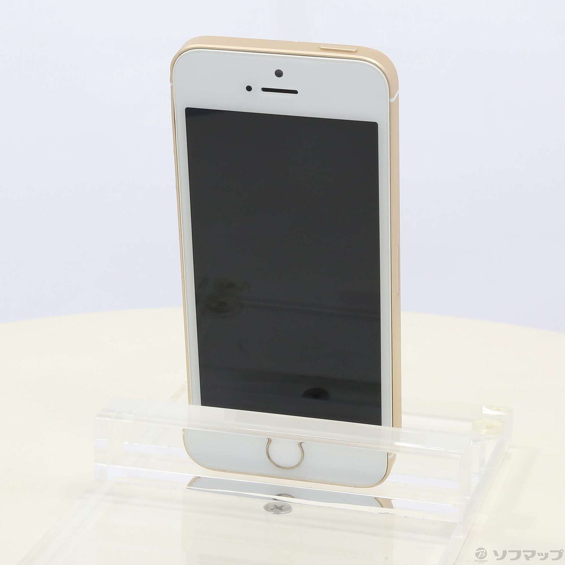 中古】iPhone SE 128GB ゴールド MP882J／A SIMフリー ◇11/06(土