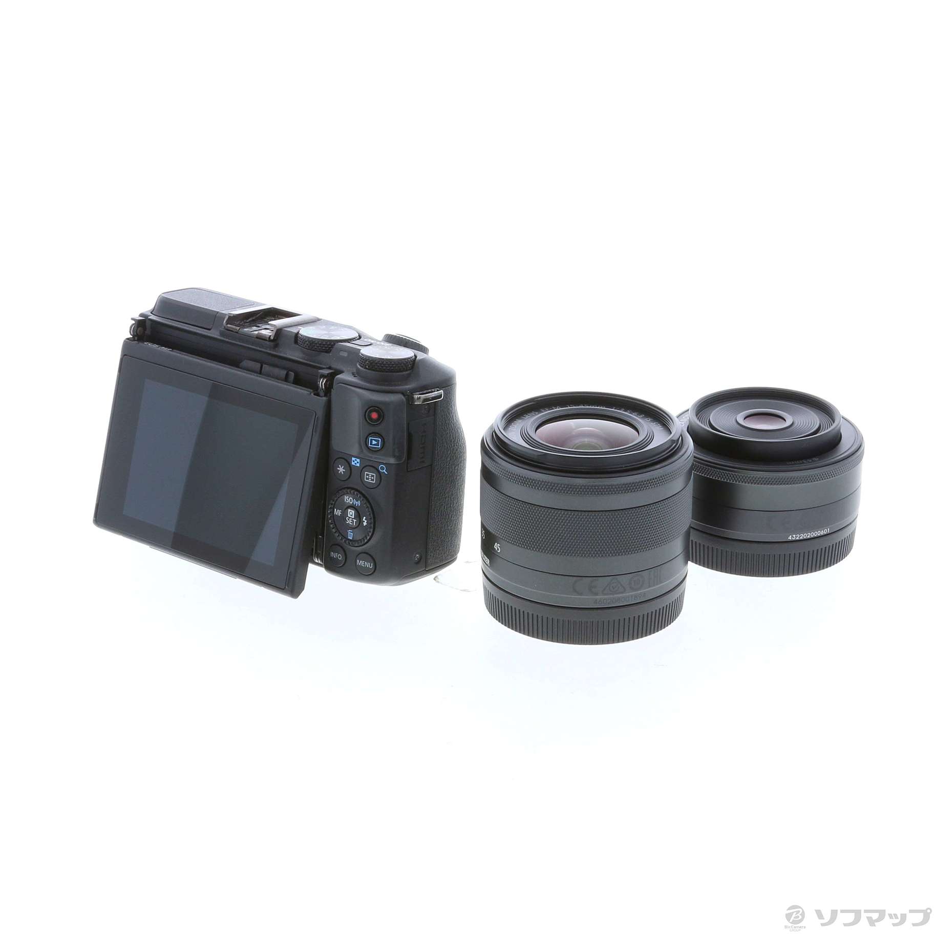 中古 Eos M3 ダブルレンズキット2 ブラック 24万画素 Sdxc リコレ ソフマップの中古通販サイト