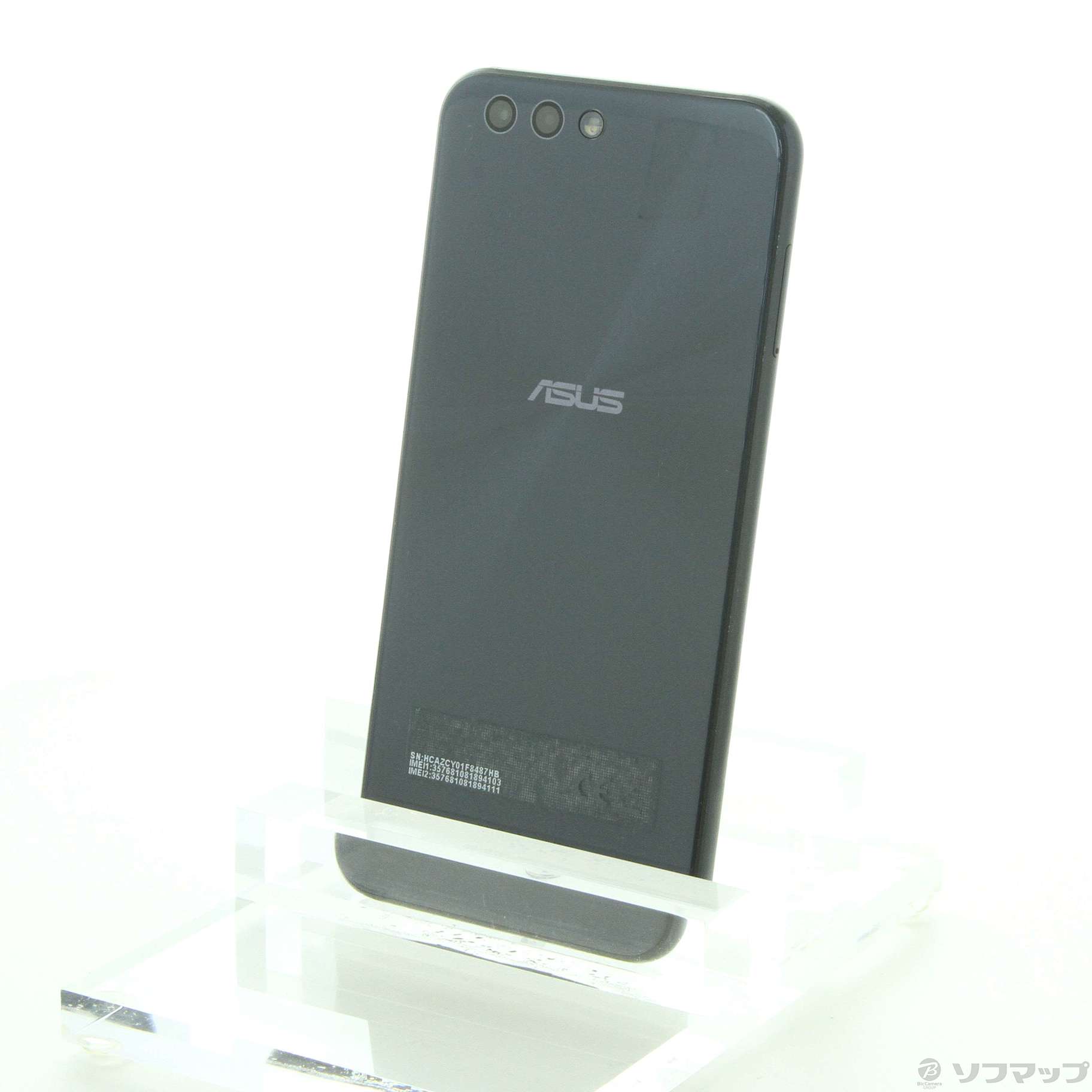 中古】ZenFone 4 64GB ミッドナイトブラック ZE554KL-BK64S6 SIMフリー