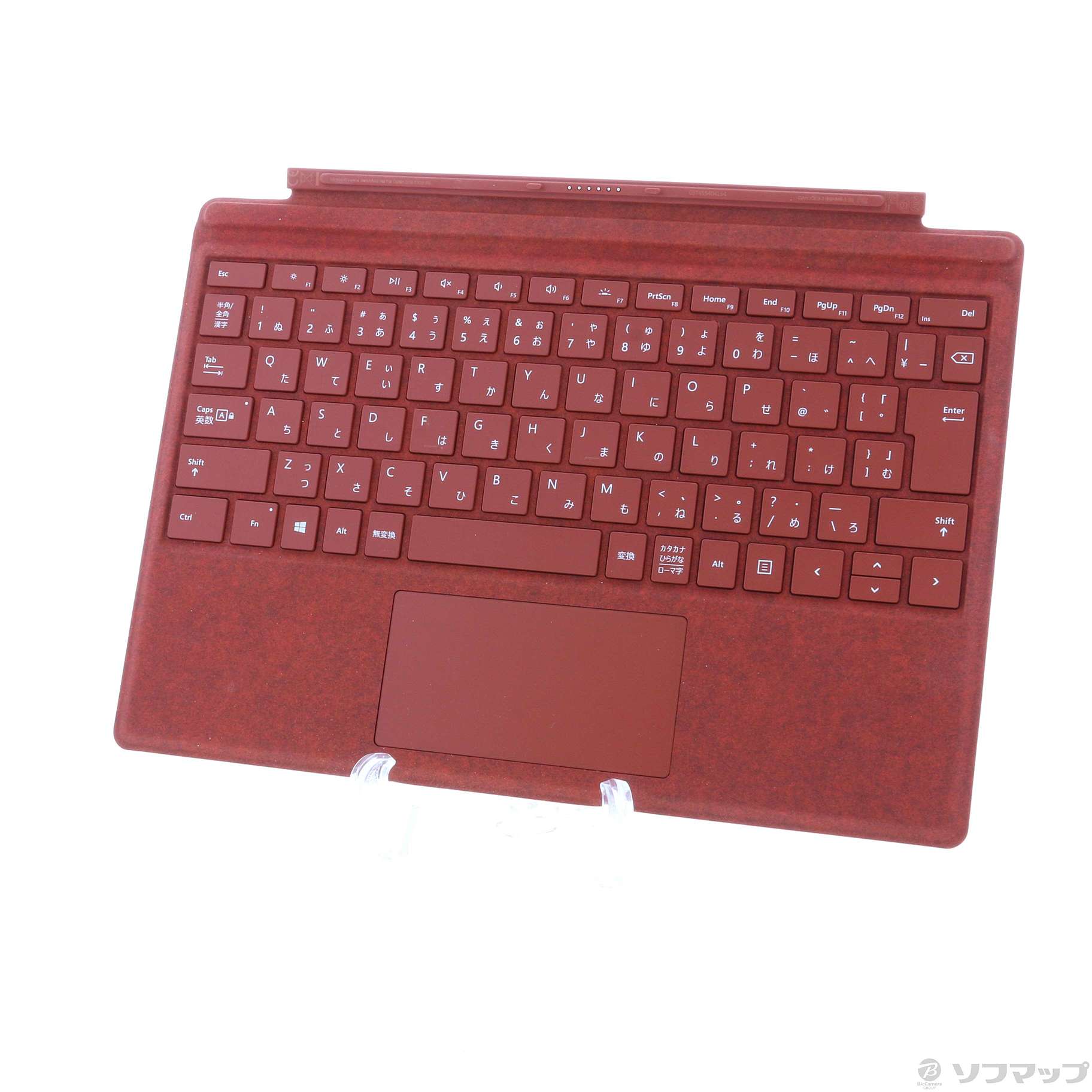 中古】Surface Pro Signature タイプカバー ポピーレッド FFP-00119