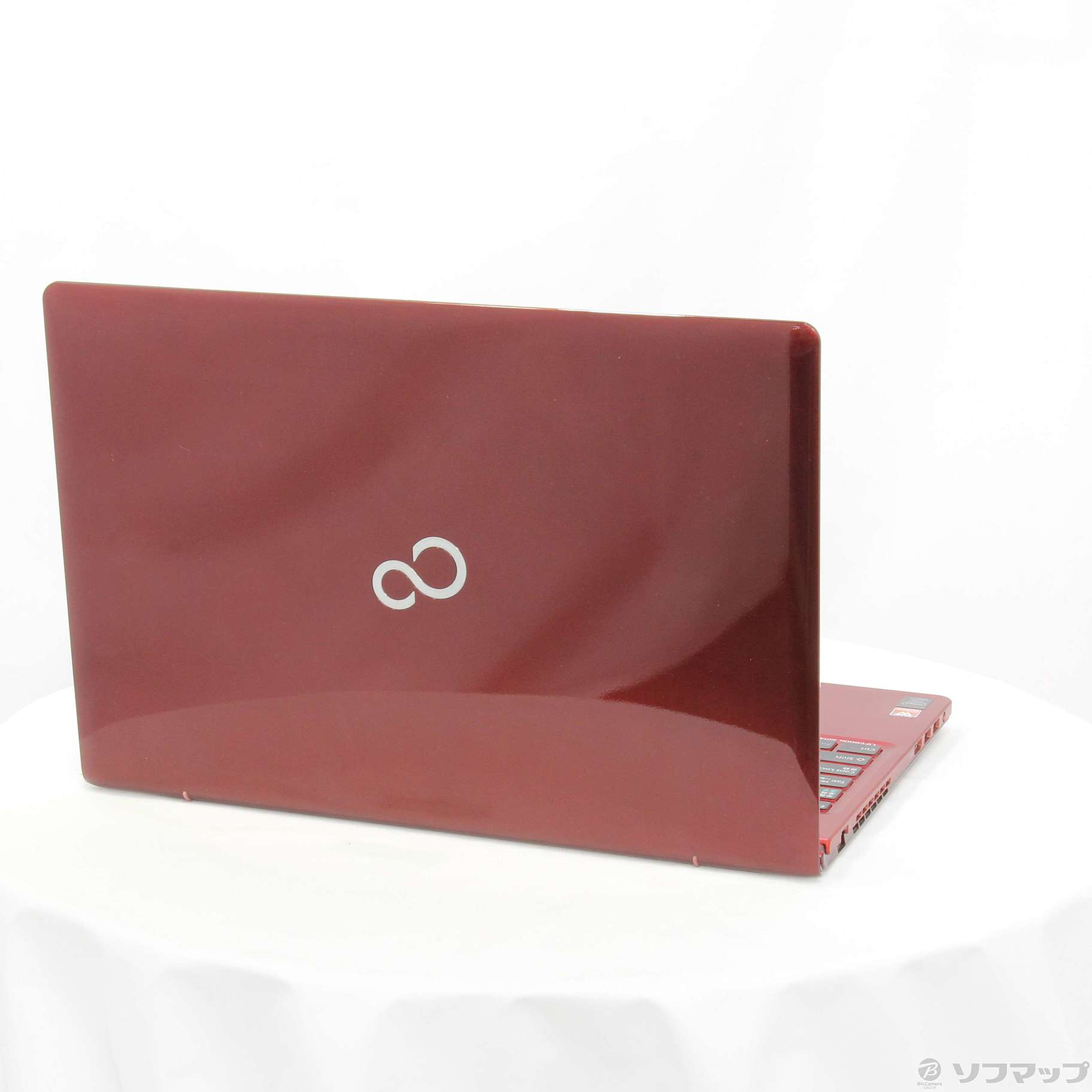 中古】LIFEBOOK AH77／M FMVA77MRZ ガーネットレッド