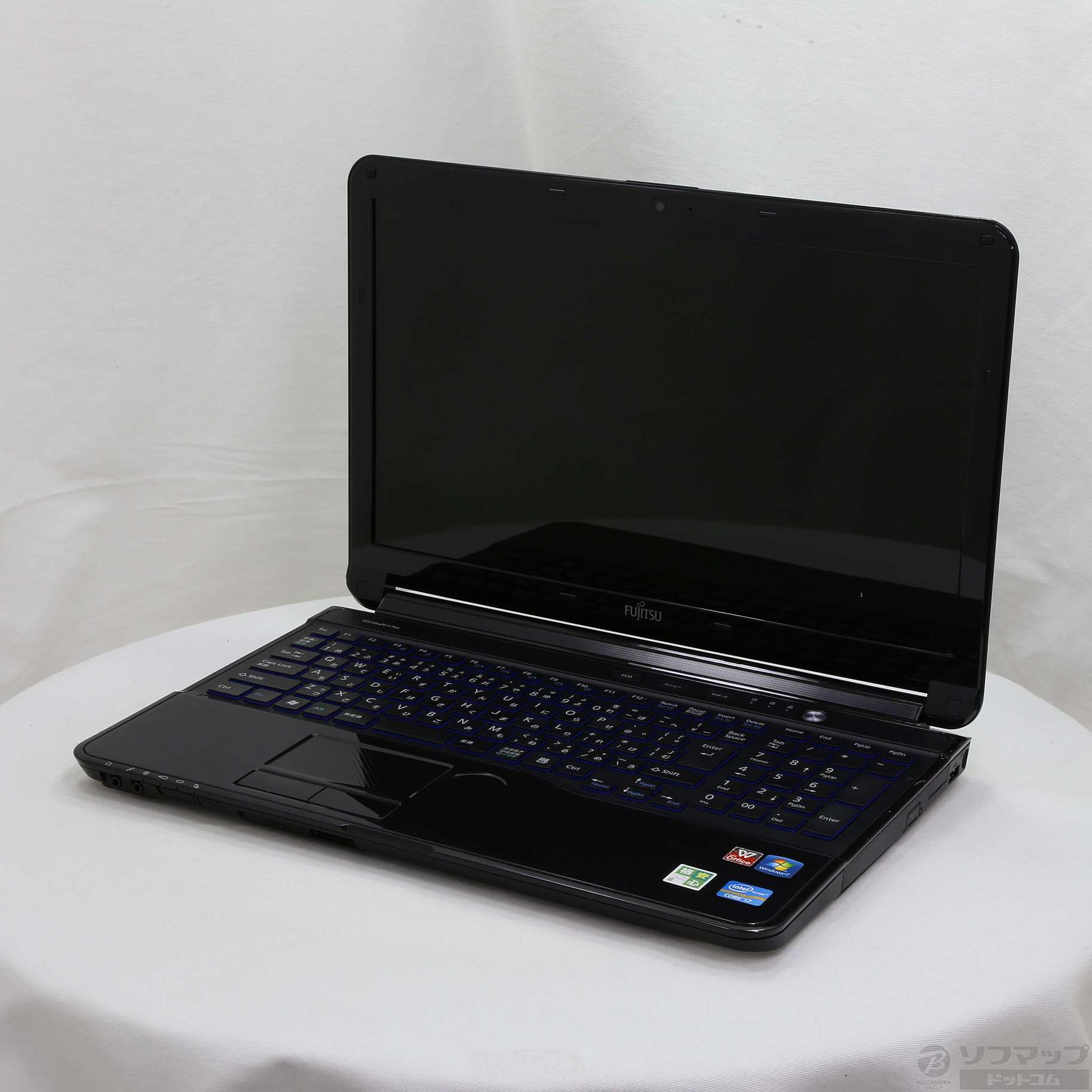 格安安心パソコン LIFEBOOK AH56／H FMVA56HB シャイニーブラック