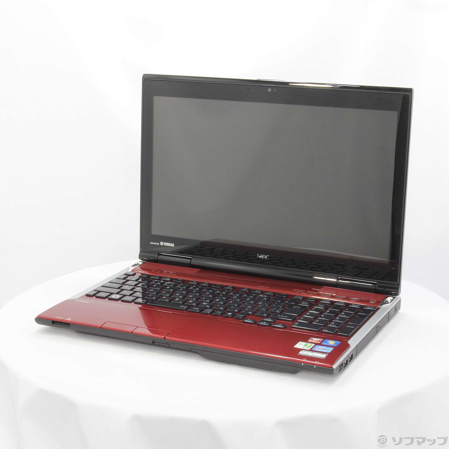 格安安心パソコン LaVie L LL750／HS6R PC-LL750HS6R クリスタルレッド