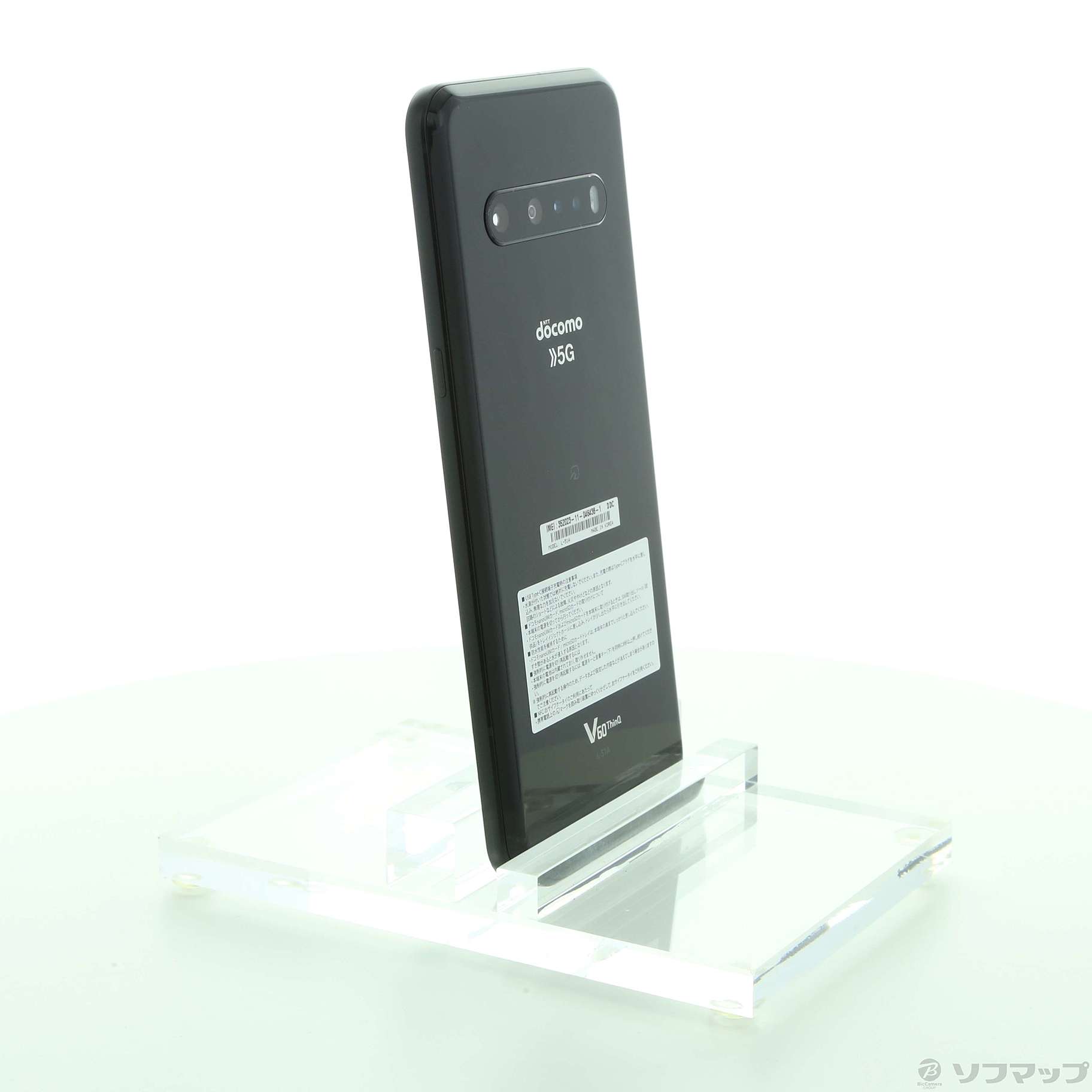 中古】セール対象品 LG V60 ThinQ 5G 128GB ザ ブラック L-51A docomoロック解除SIMフリー  [2133030380540] - リコレ！|ビックカメラグループ ソフマップの中古通販サイト