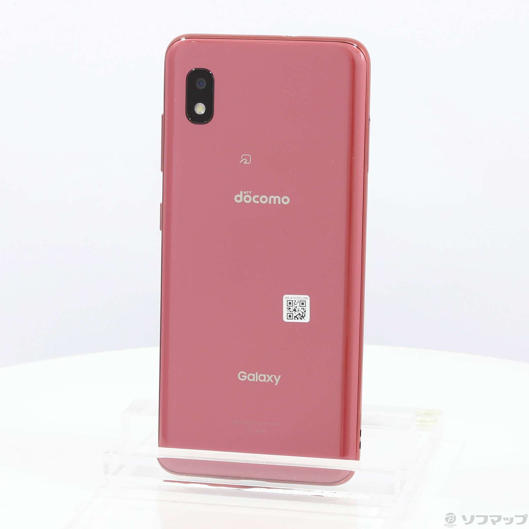 中古】GALAXY A21 64GB レッド SC-42A docomoロック解除SIMフリー