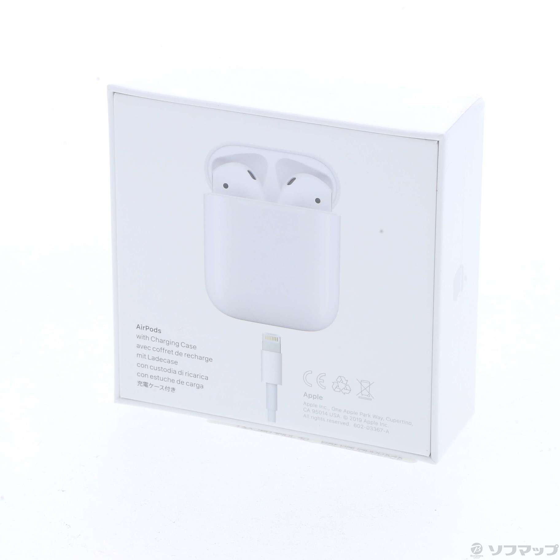 中古】〔展示品〕 AirPods 第2世代 with Charging Case MV7N2J／A