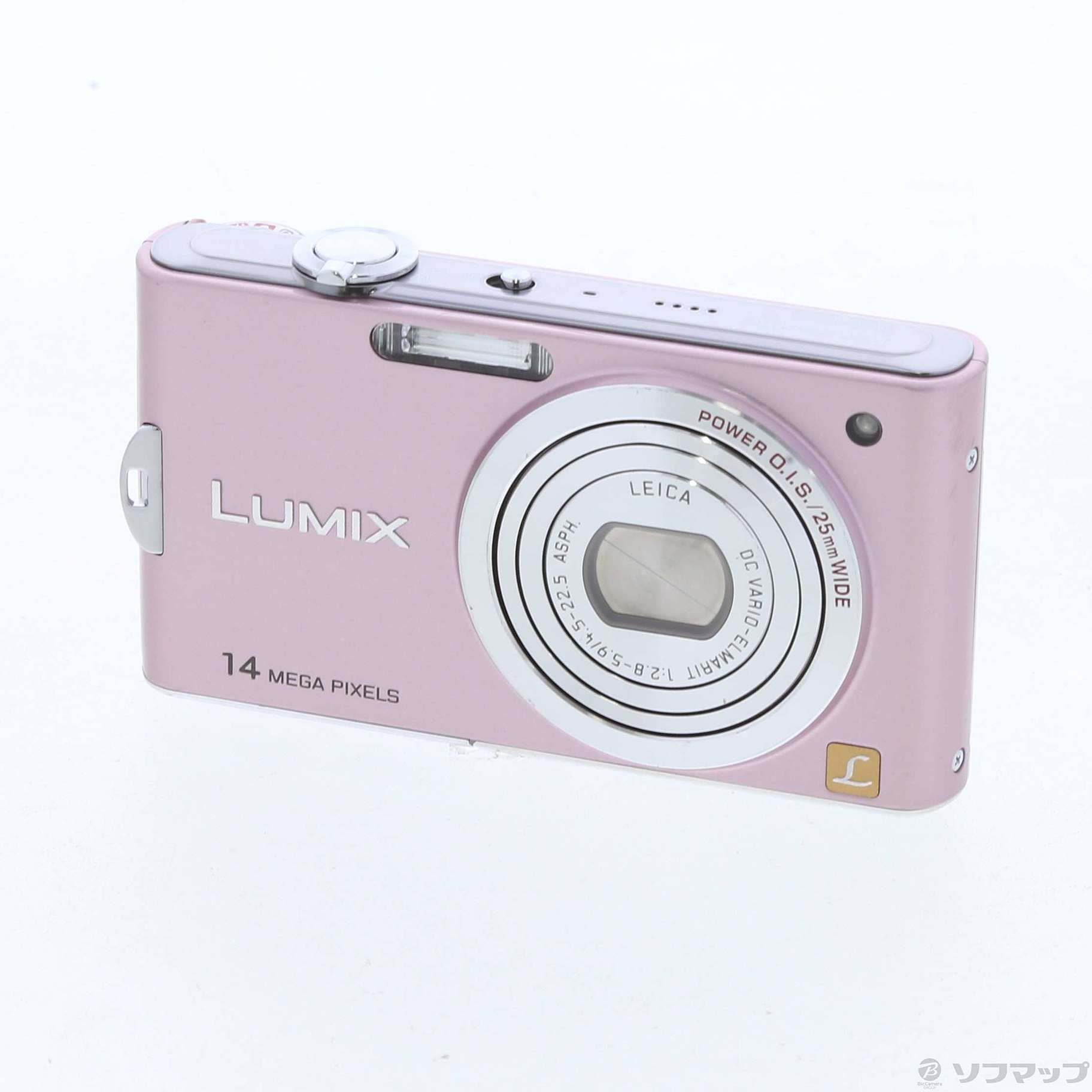 中古】LUMIX DMC-FX66-P (1410万画素／5倍ズーム／スイートピンク
