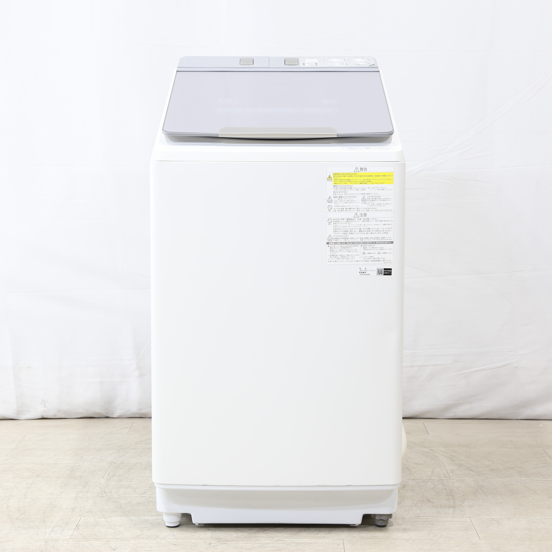 日立 洗濯乾燥機 BW-DBK100F-S 中古】〔展示品〕 タテ型洗濯乾燥機 BW-DBK100F-S ［洗濯10.0kg ／乾燥