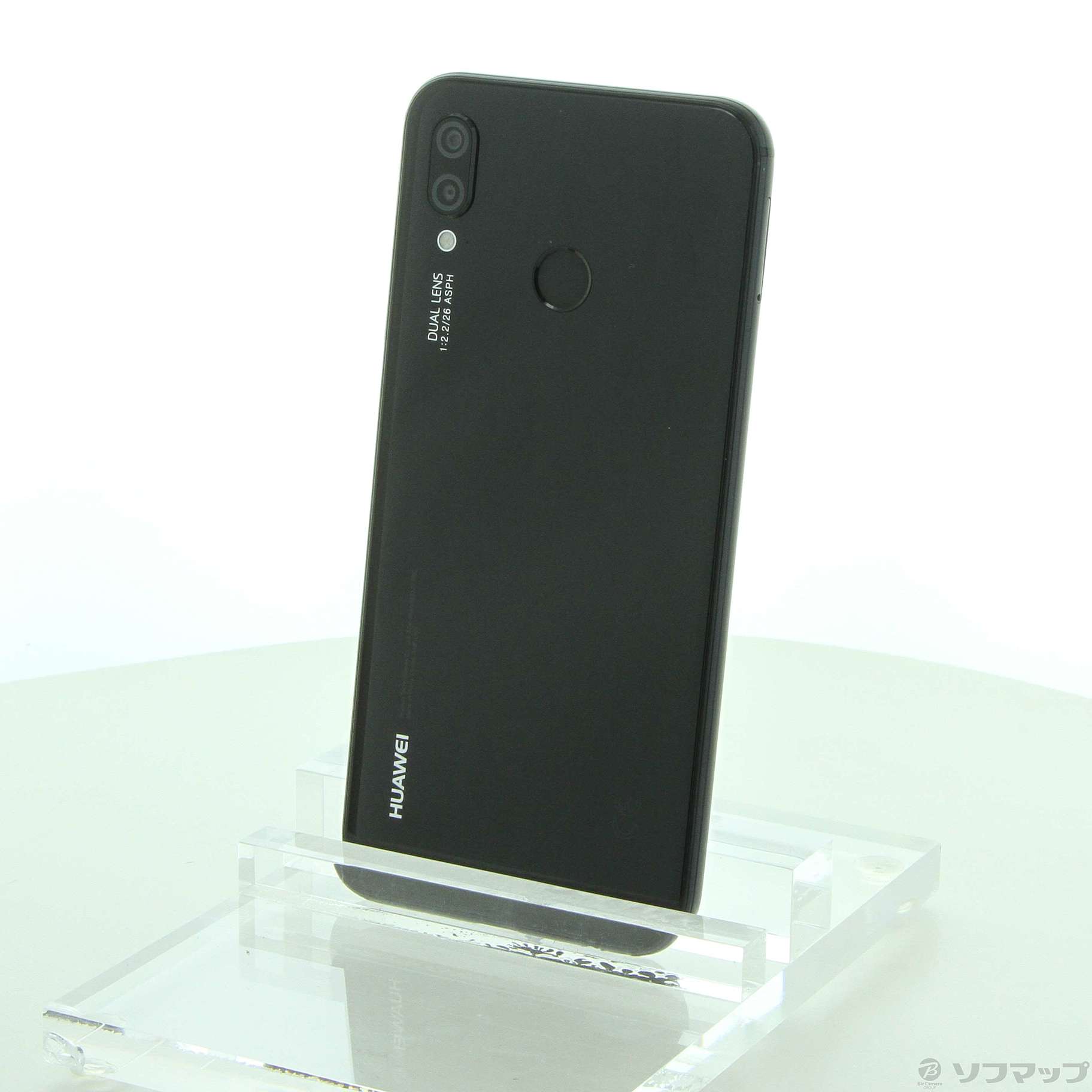 中古】HUAWEI P20 lite 32GB ミッドナイトブラック ANE-LX2J SIMフリー