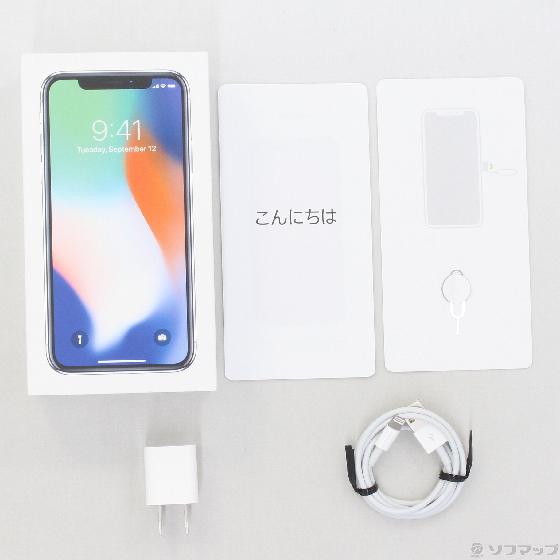 中古】iPhoneX 256GB シルバー NQC22J／A SIMフリー ◇02/05(金)値下げ