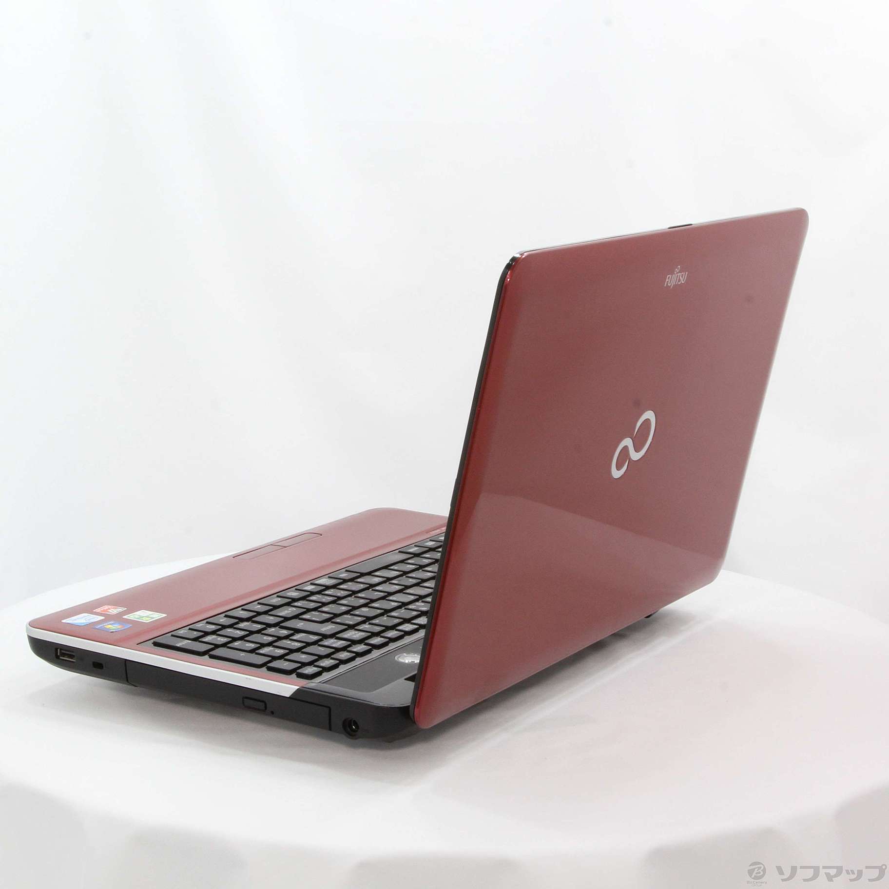 中古】格安安心パソコン LIFEBOOK AH42／G FMVA42GR ルビーレッド 