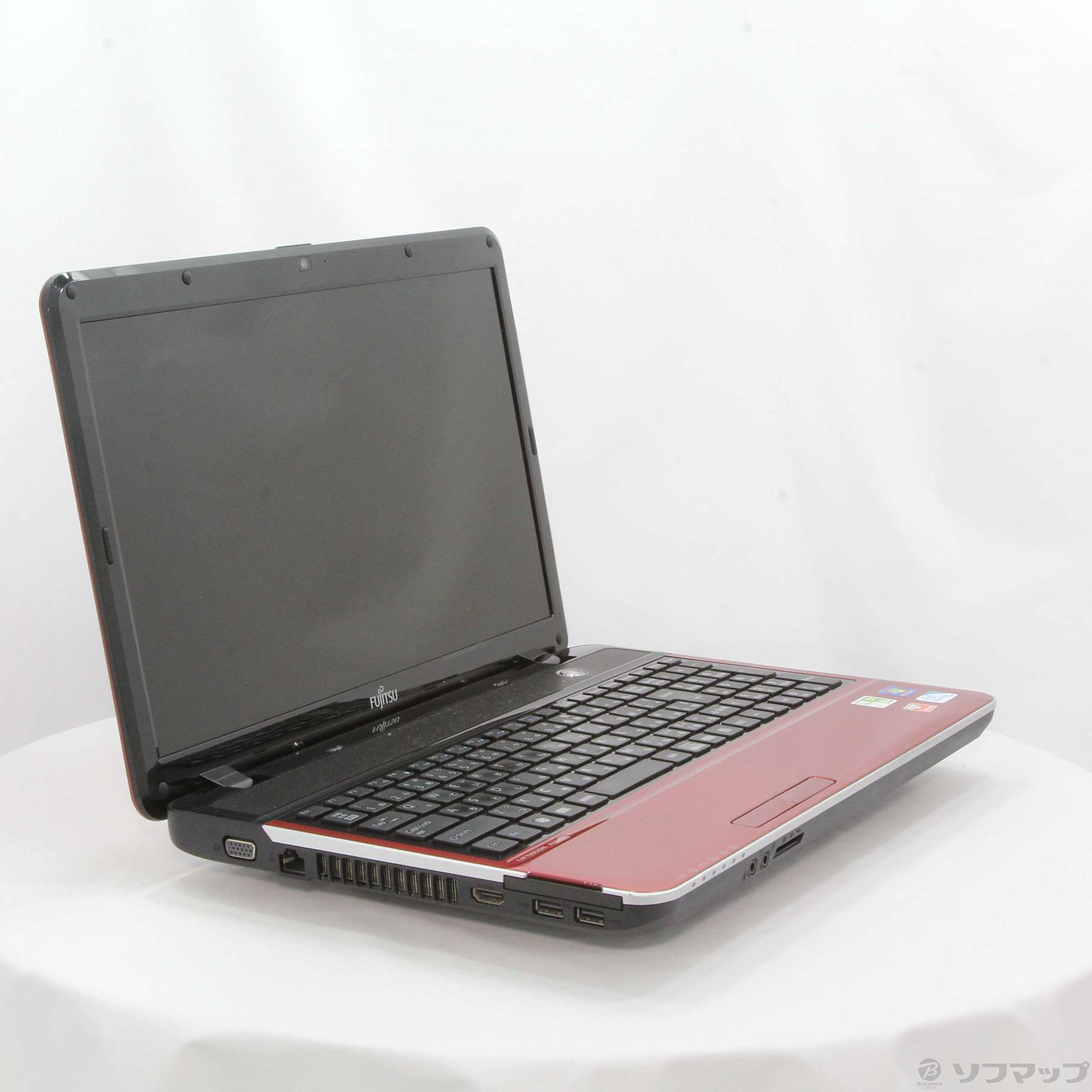 中古】格安安心パソコン LIFEBOOK AH42／G FMVA42GR ルビーレッド 
