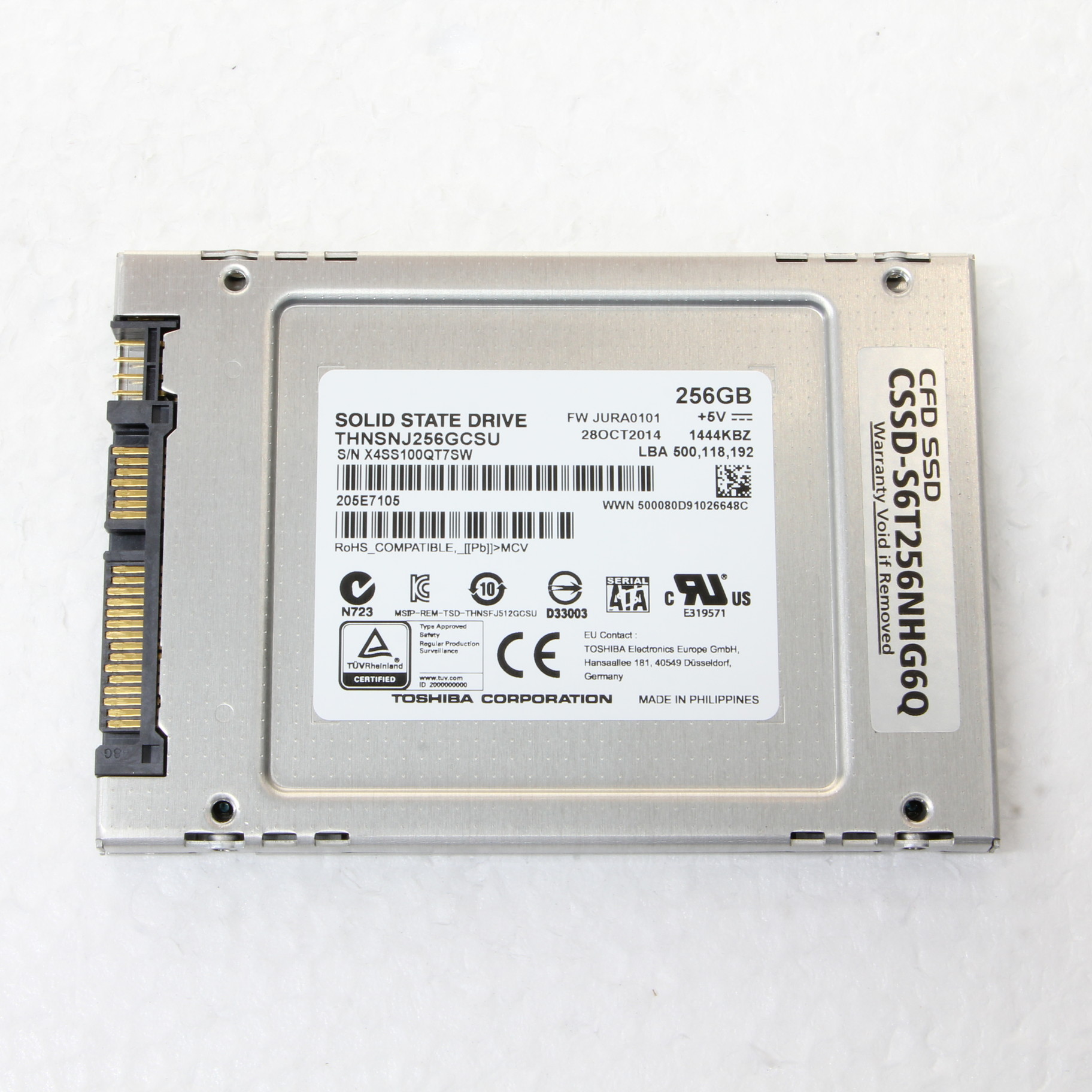CFD SSD 256GB CSSD-S6T256NHG6Q 2.5インチ