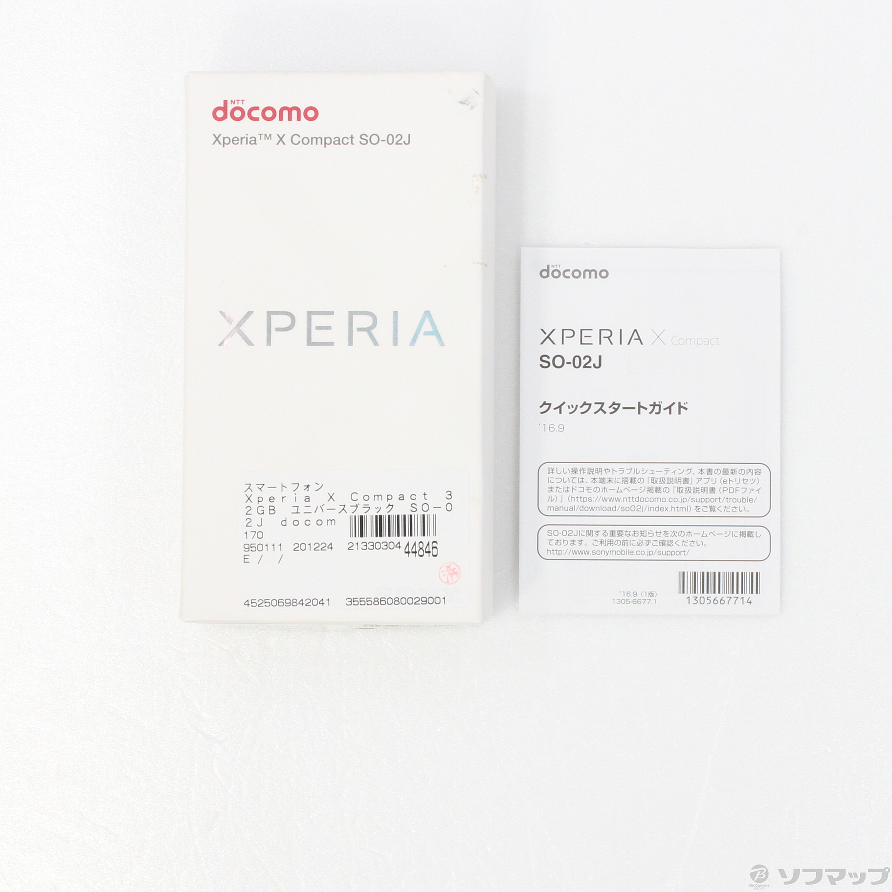 Xperia X Compact SO-02J　ブラック　SIMフリー