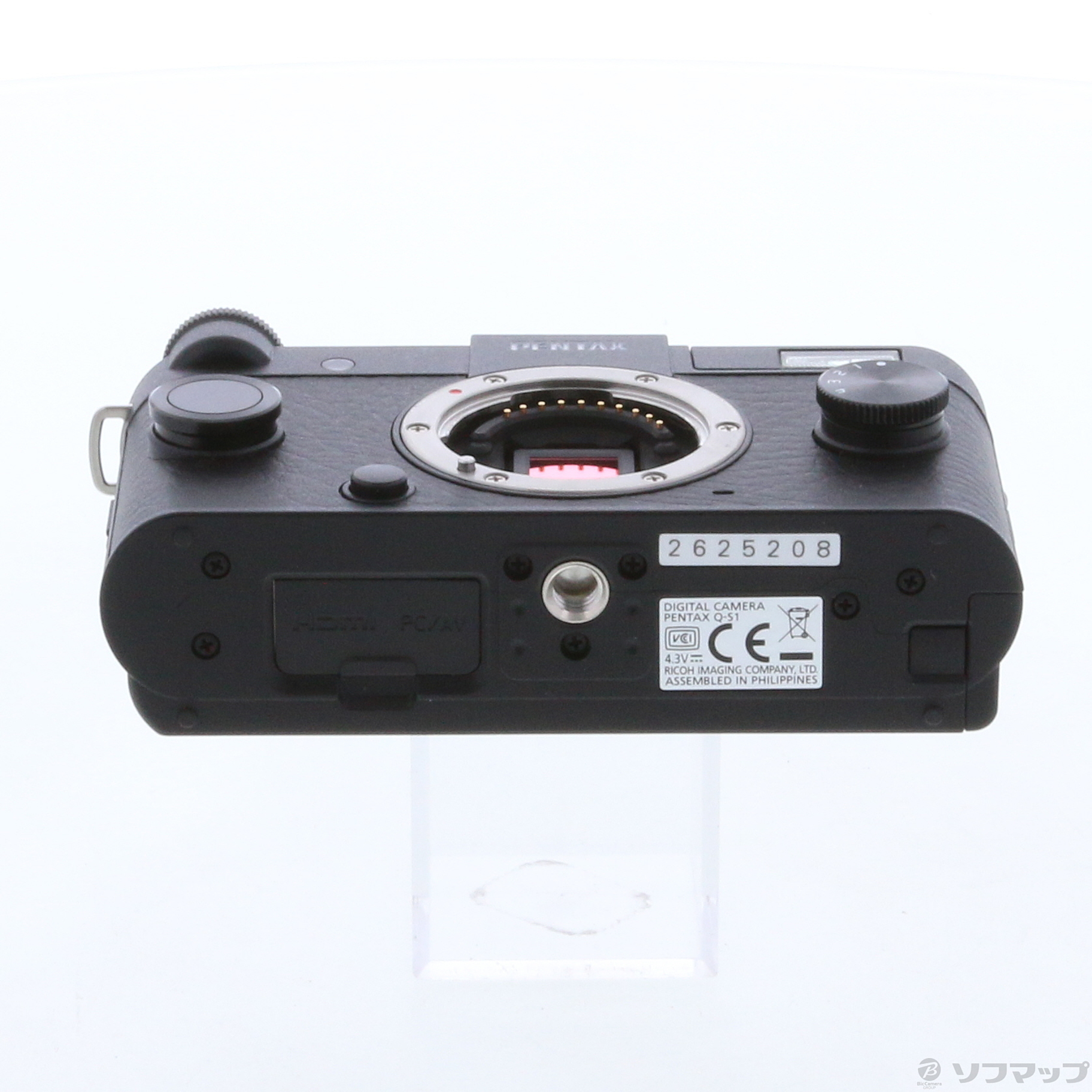 中古 Pentax Q S1 ブラック ズームレンズキット 1240万画素 Sdxc Qs1ブラックズームレンス ブラック リコレ ソフマップの中古通販サイト