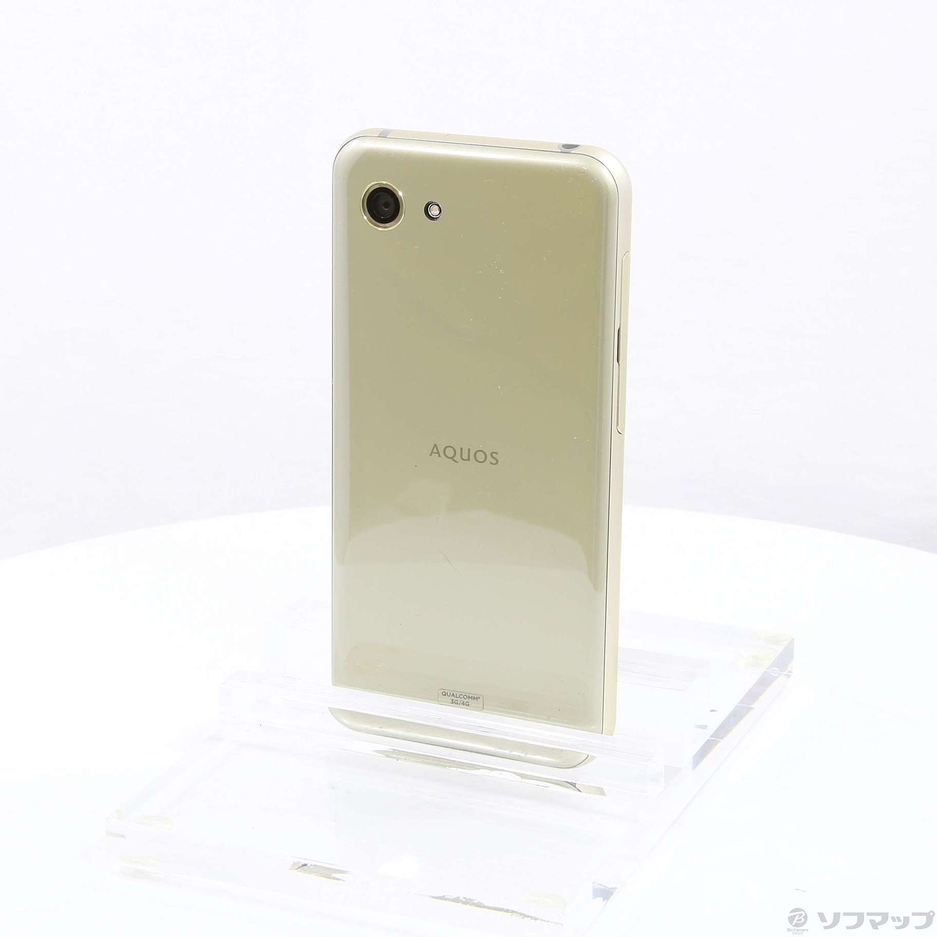 中古】AQUOS R compact 32GB ダイヤモンドイエロー 701SH SoftBank