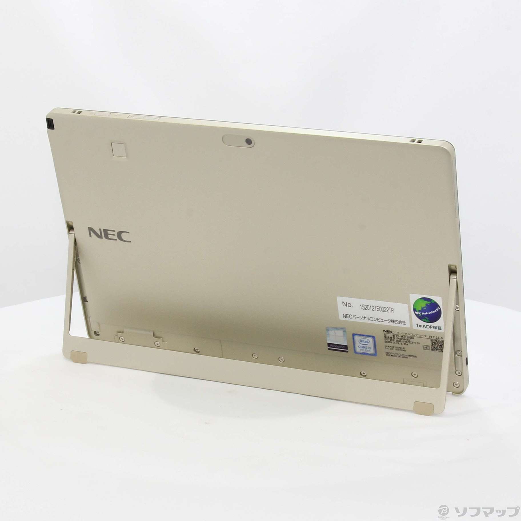 NEC VK11 タブレット Windows10 WEBカメラ メモリ8G メモリー:4GB 大容量SSD:128GB Office 2019